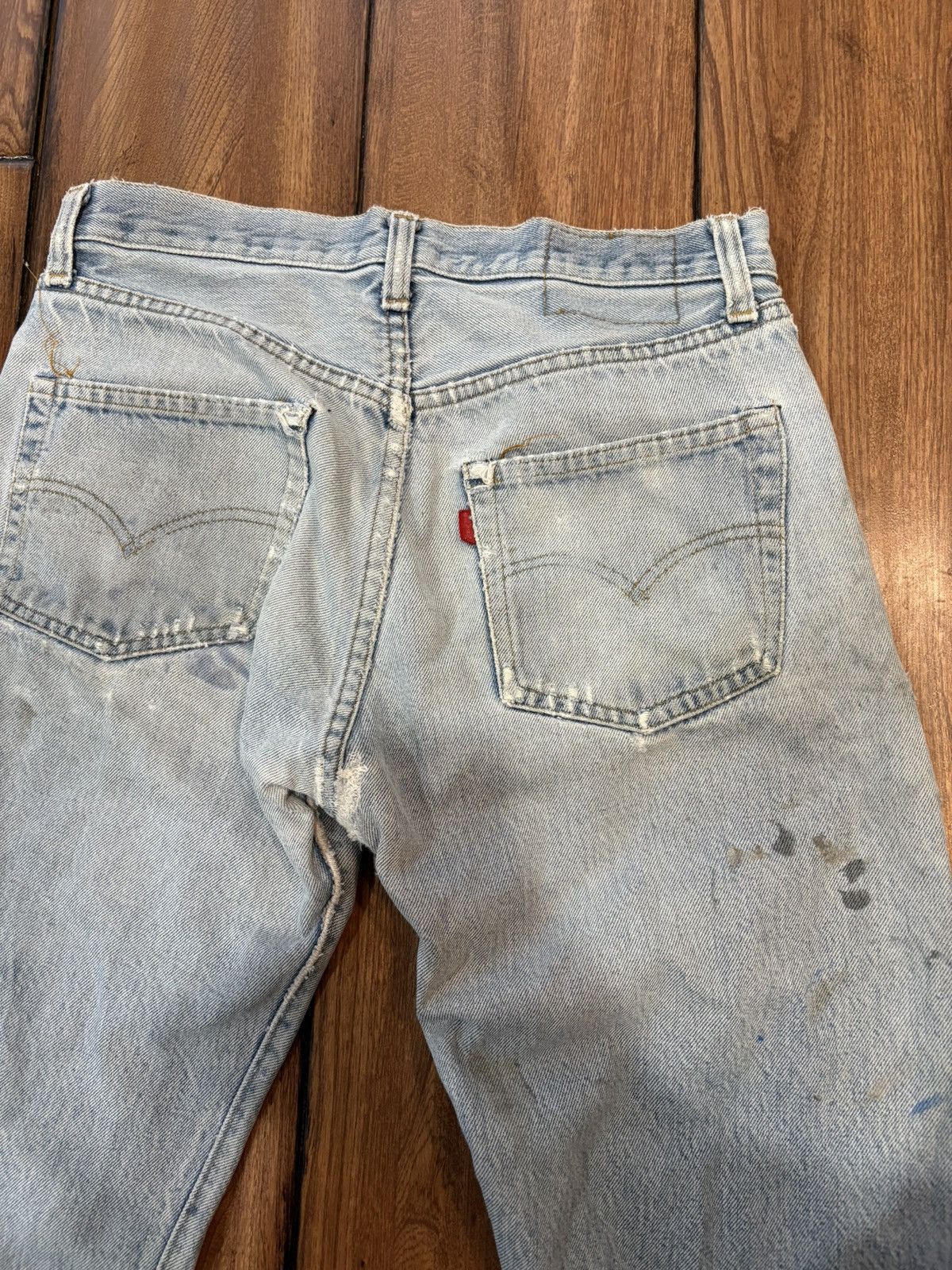 Levi's 70s/80s repaired selvedge USA levis 501 Size US 30 / EU 46 - 6 Thumbnail