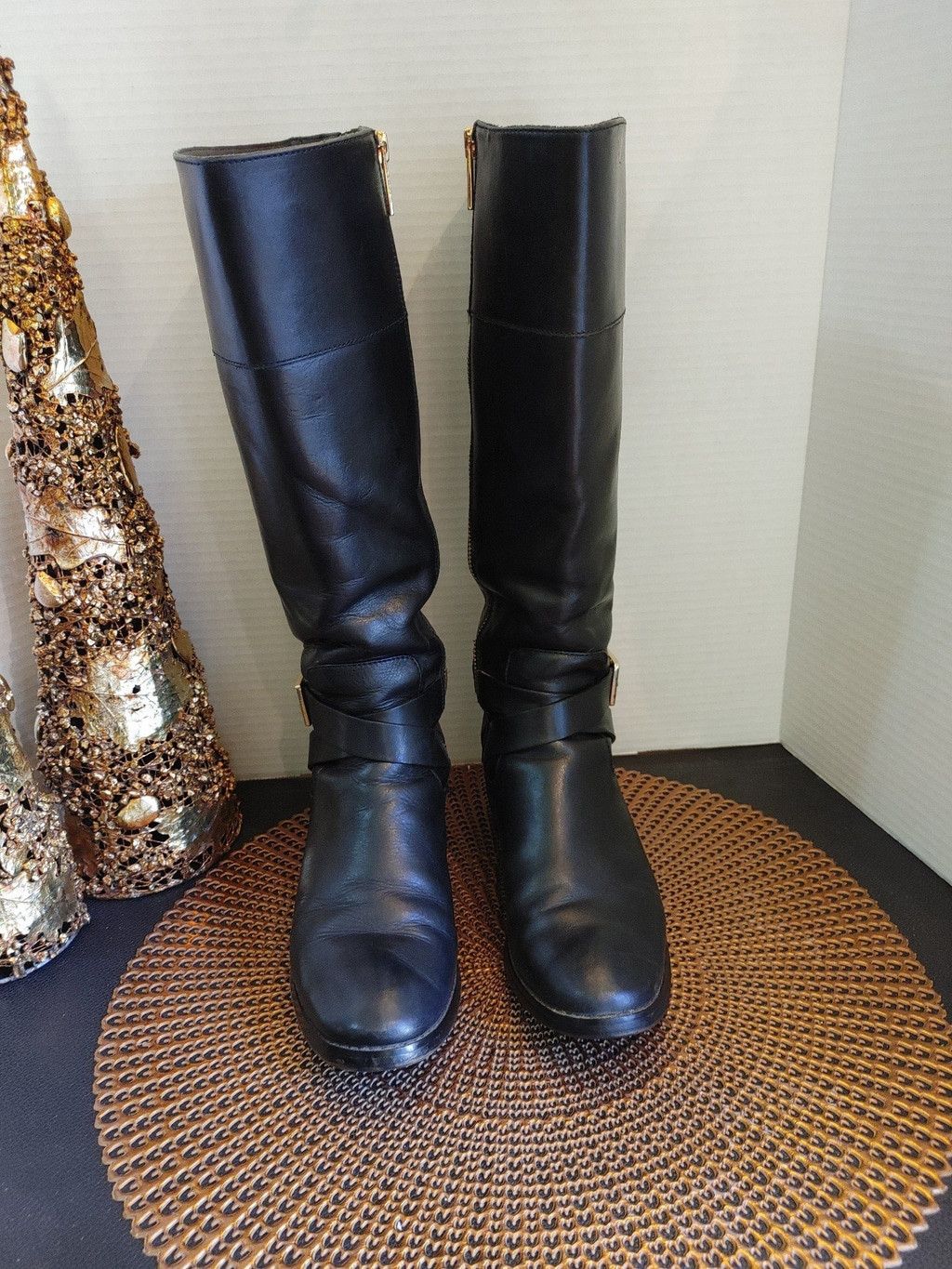 Michael Kors Michael Kors Rory Leather Boots Size 6M Size US 6 / IT 36 - 4 Thumbnail