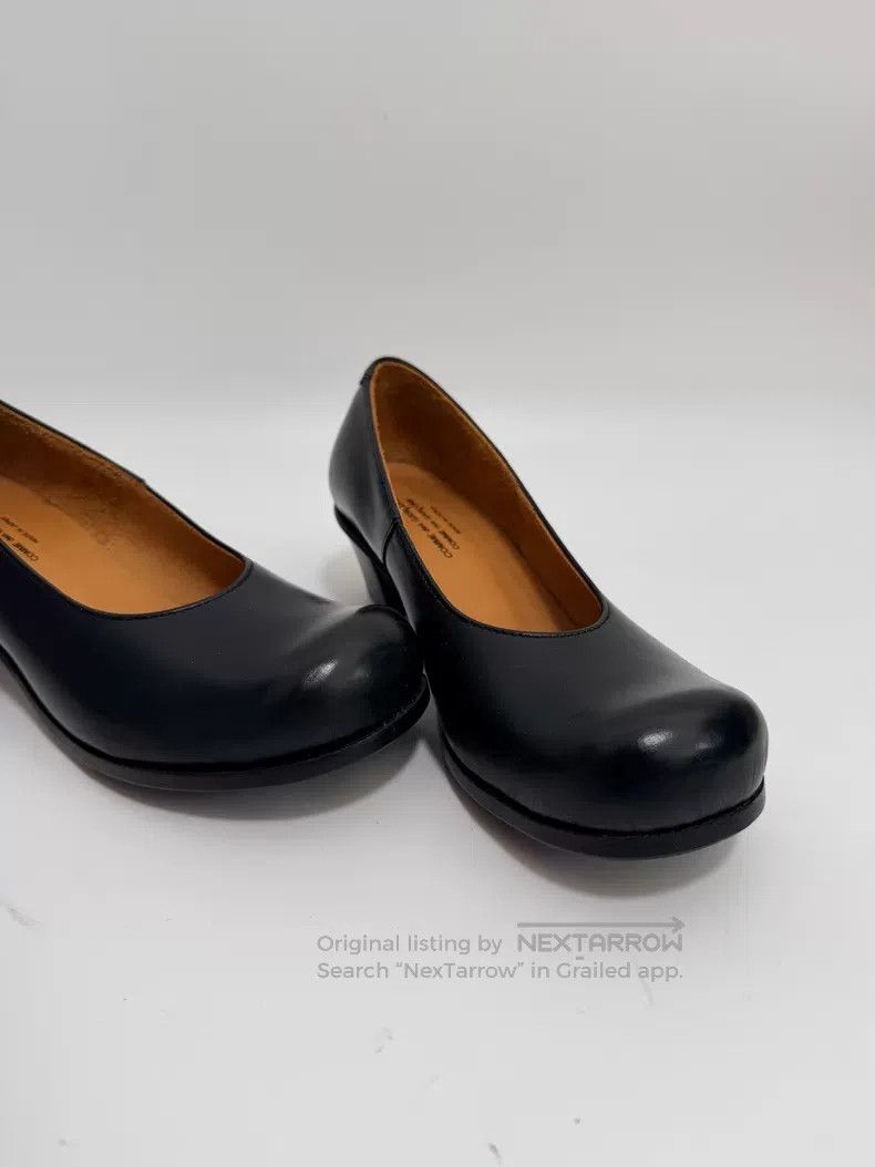 Comme des Garcons Comme des Garcons Black Leather Shoes Size US 7.5 / IT 37.5 - 2 Thumbnail