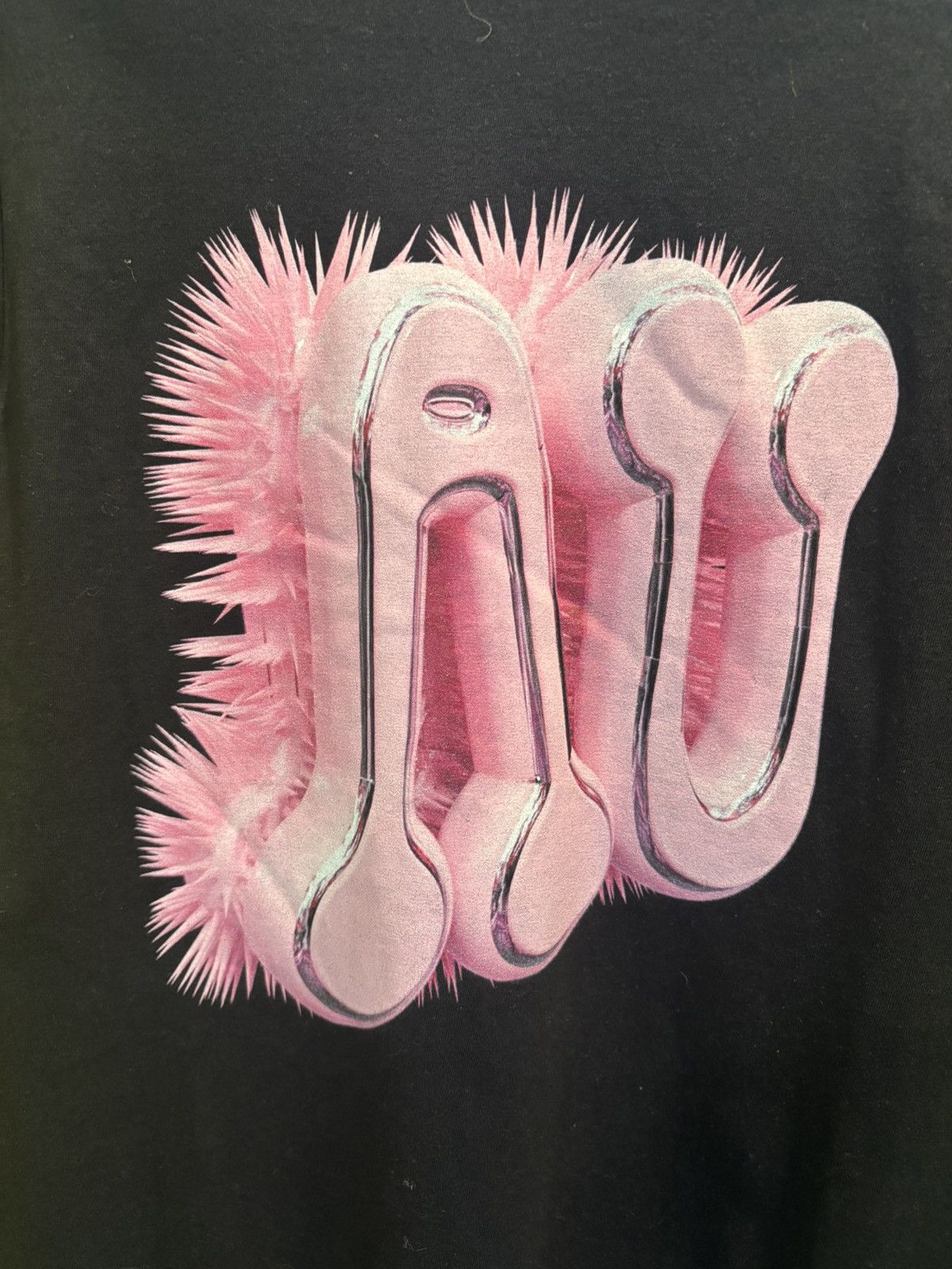 Japanese Brand Pink AU “Amen Universal” Spike Tee 👾 Size US S / EU 44-46 / 1 - 3 Thumbnail