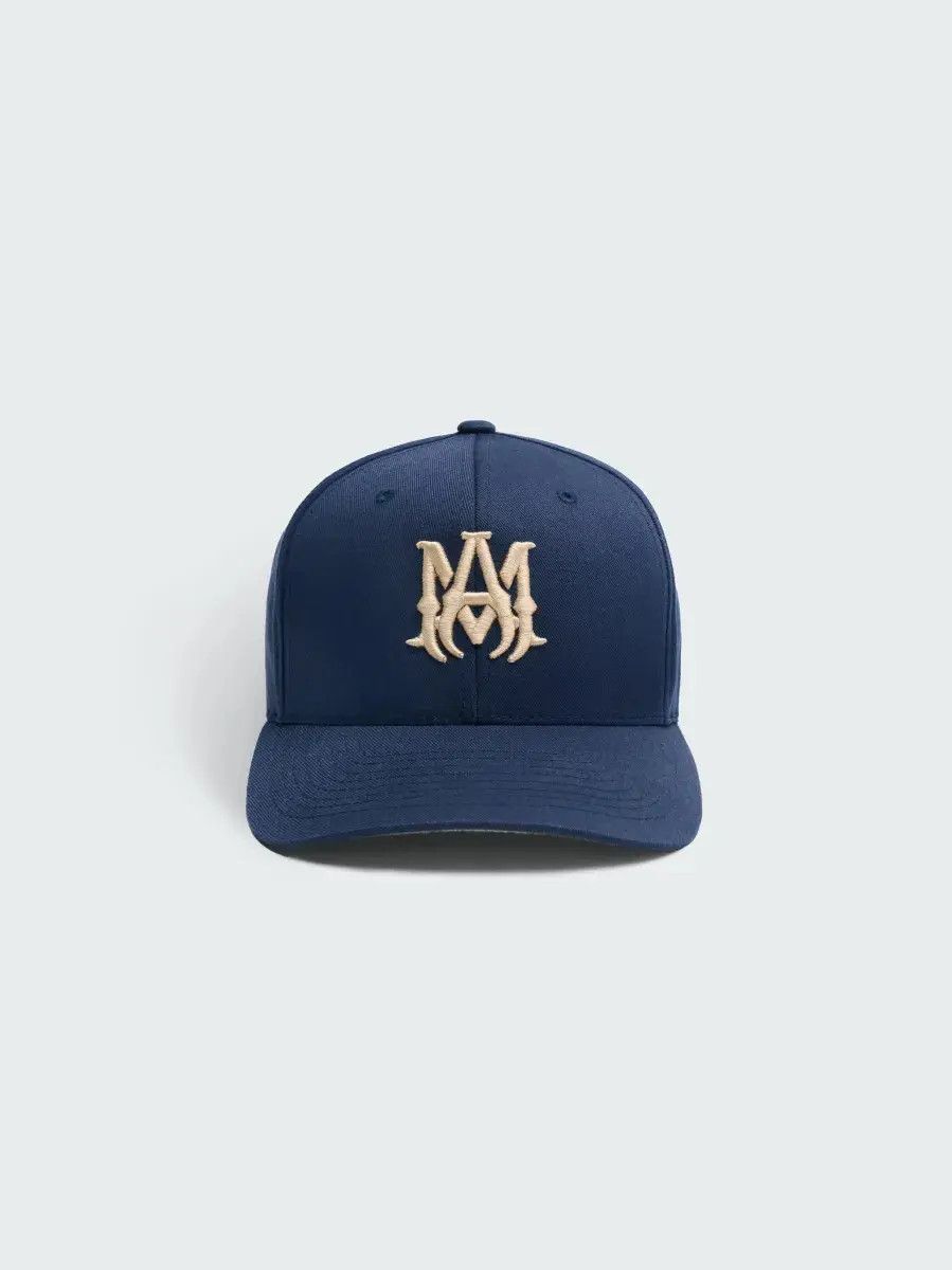 Amiri o1s1wg110426 Size: M / MA Canvas Hat / Cap in White/Blue Size ONE SIZE - 1 Thumbnail