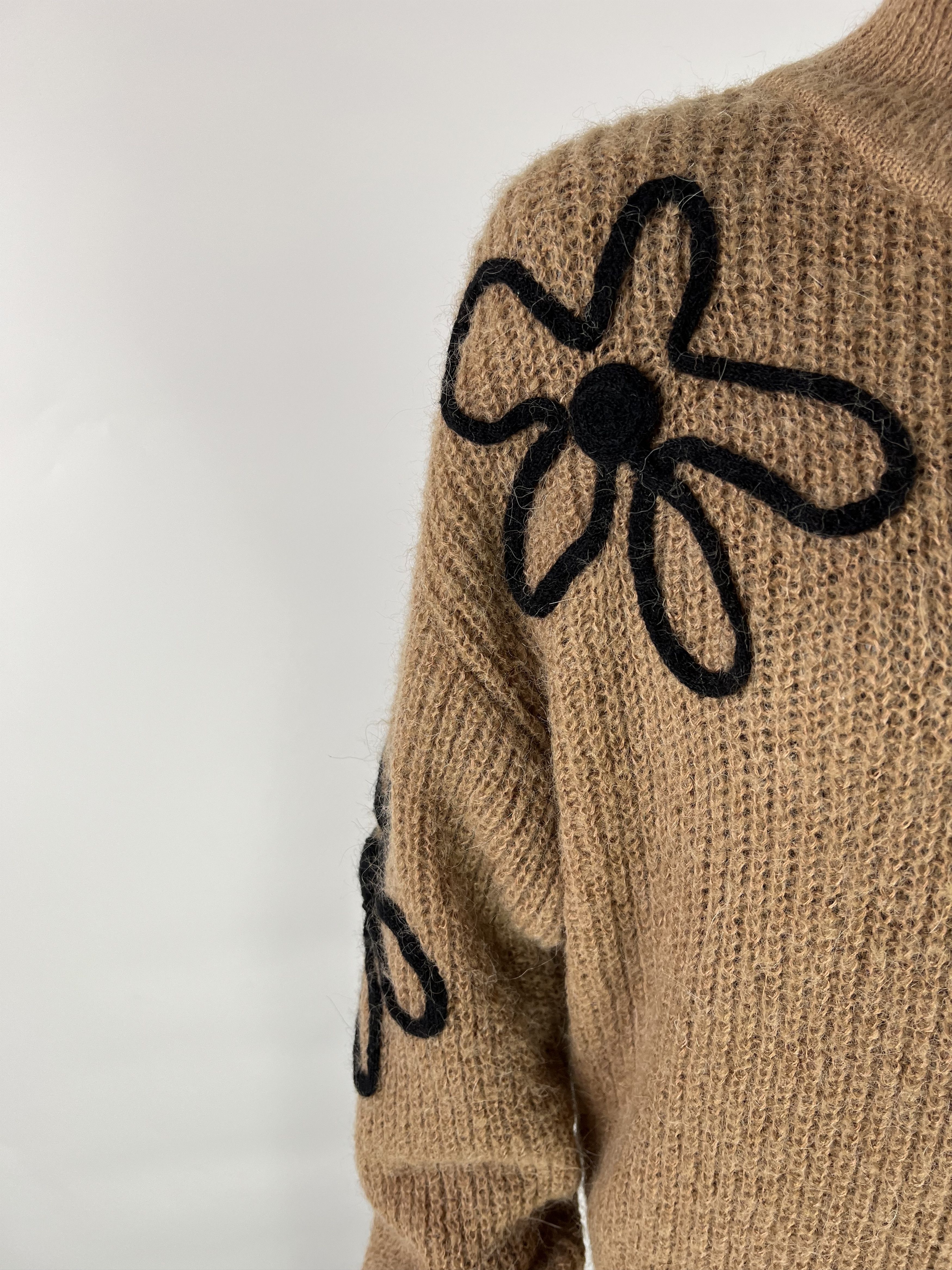 Designer Fabienne Chapot Wool Alpaca Turtleneck Sweater Size M Size M / US 6-8 / IT 42-44 - 4 Thumbnail