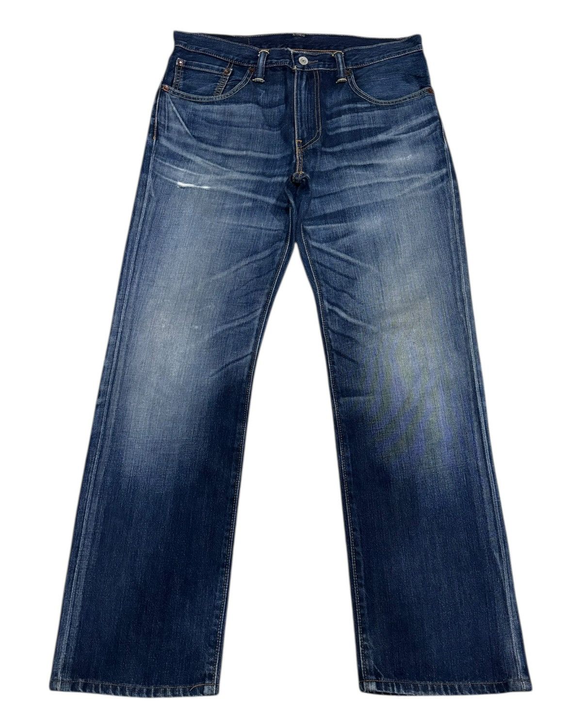 Levi's × Undercover Vintage Levis 502 Blue Faded Distressed Denim Jean Size US 33 - 2 Thumbnail