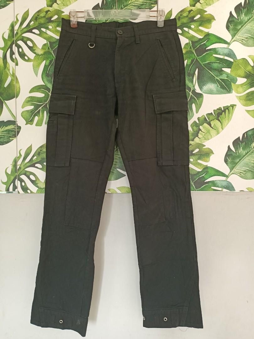 Sophnet. SOPHNET Black Slim Cargo Pants – Riri Zip, Made in Japan Size US 32 / EU 48 - 1 Thumbnail