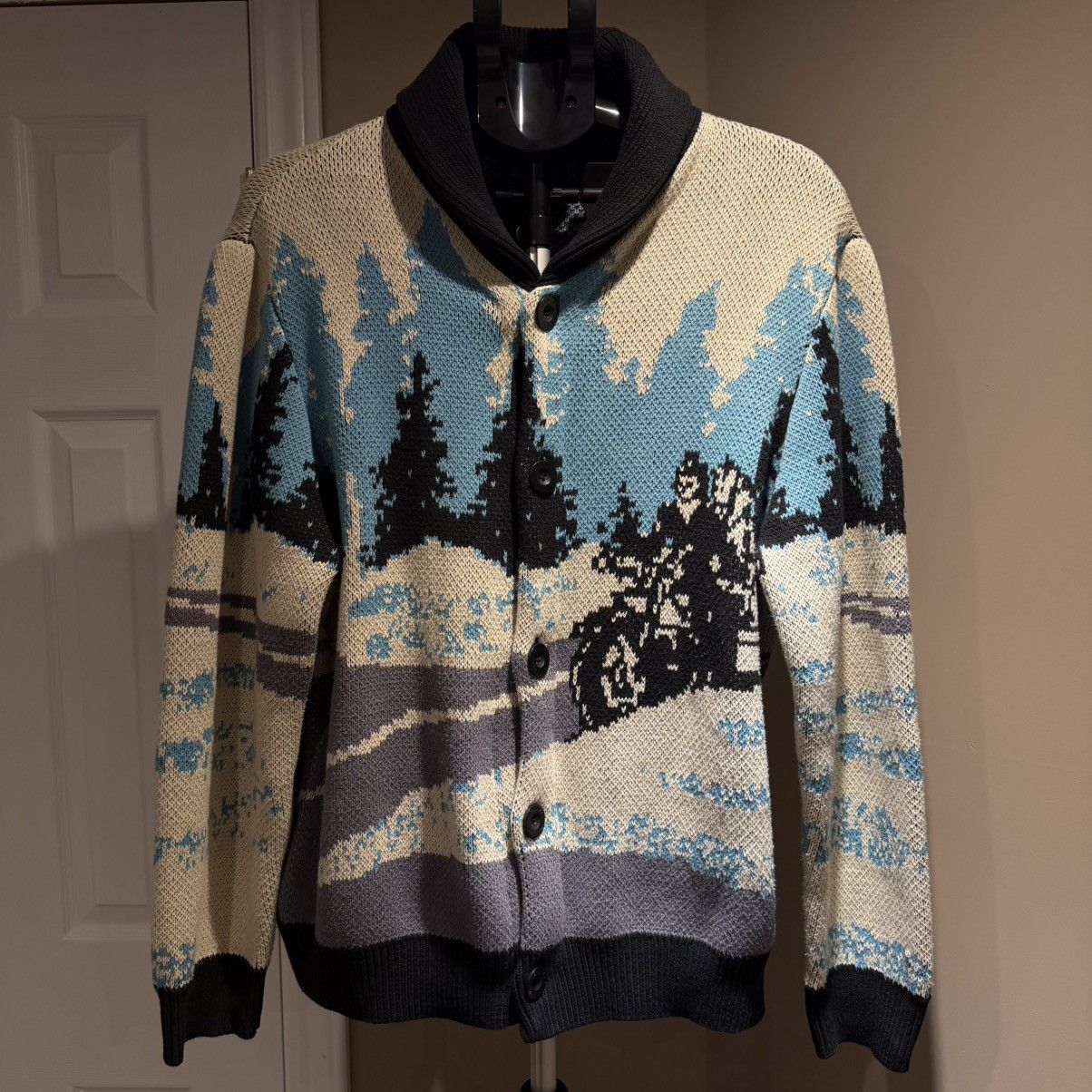 Harley Davidson Harley Davidson Cardigan Sweater Knit Winter Motorcycles Size US M / EU 48-50 / 2 - 18 Thumbnail