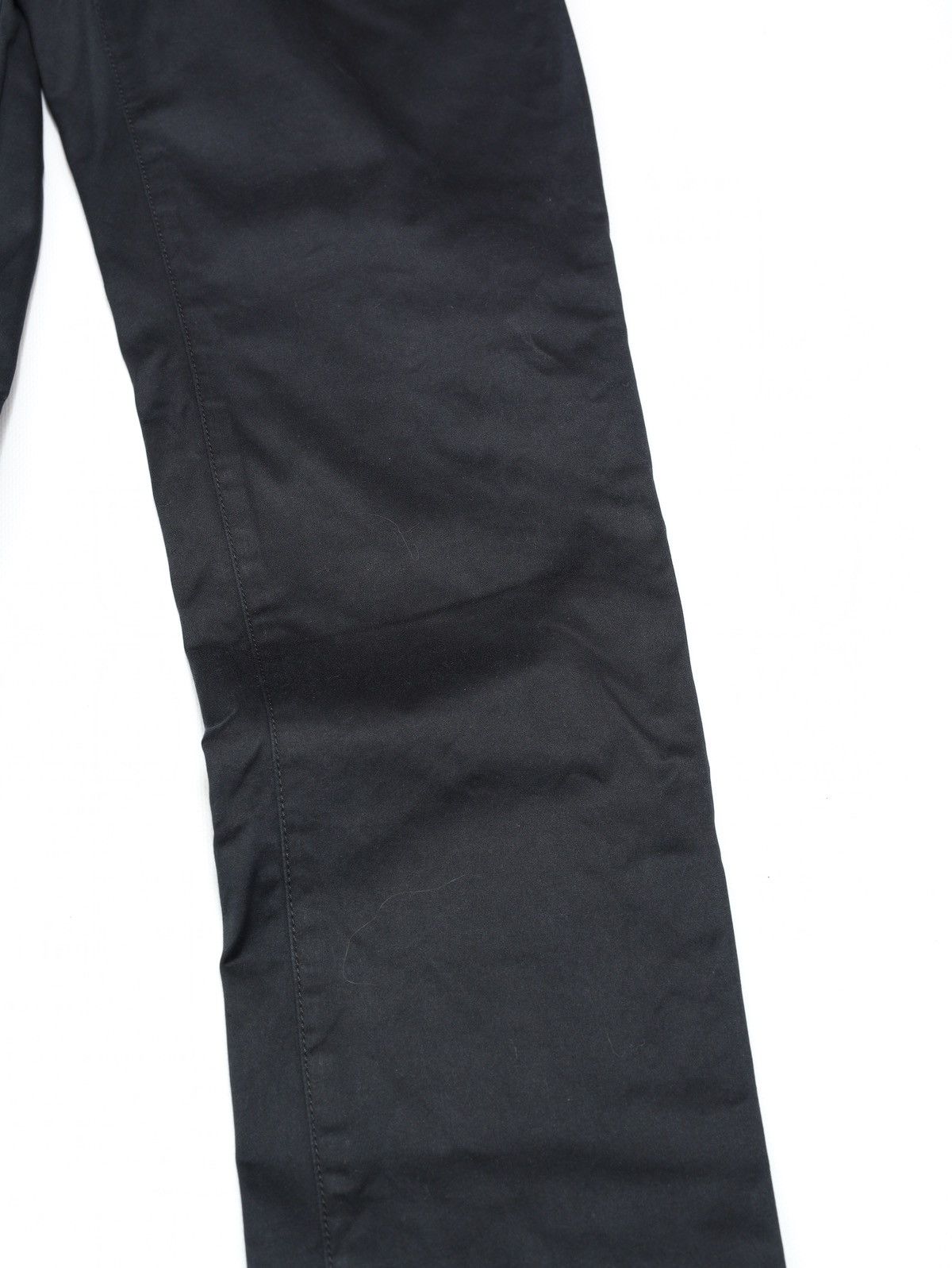 Jil Sander Jil Sander Slim Black Satin Cotton Pants Canova Sateen Size 28" / US 6 / IT 42 - 9 Thumbnail