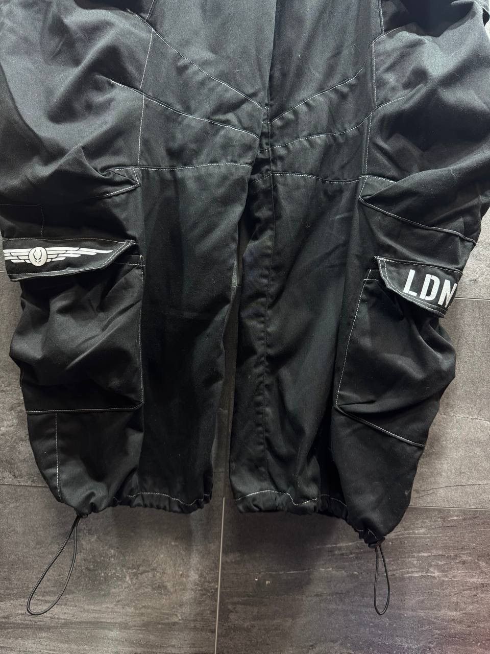 Vintage Cyberdog Multi-pocket Avant-Garde Parachute Baggy Pants Size US 34 / EU 50 - 2 Thumbnail