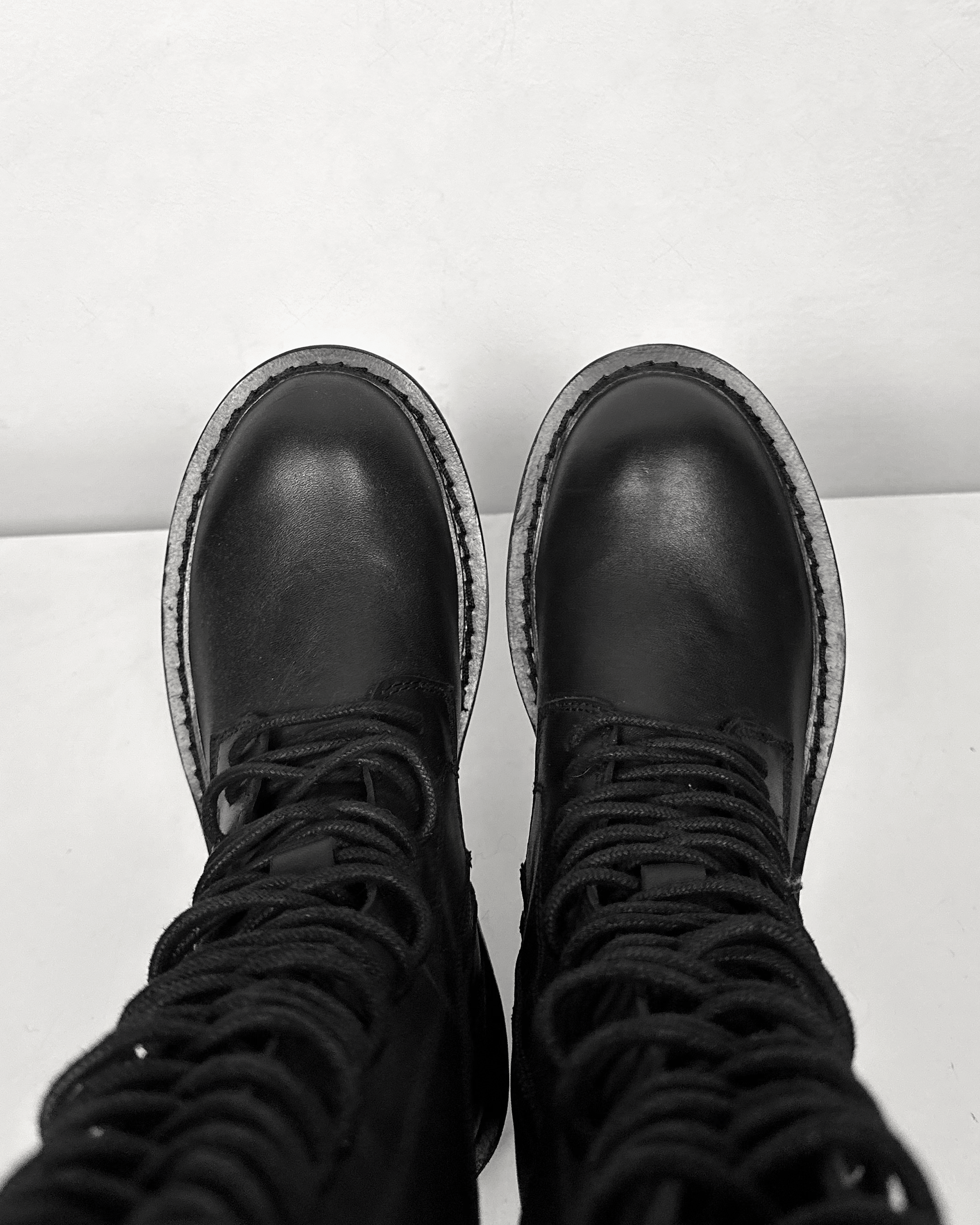 Ann Demeulemeester Ann Demeulemeester Knee High Lace Up Boots Size US 5 / IT 35 - 5 Thumbnail