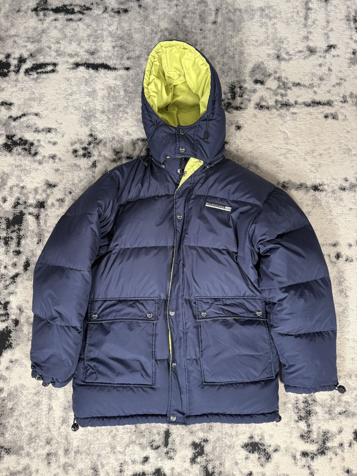 Balenciaga Vintage Y2K Balenciaga Sports Reversible Long Puffer Jacket Size US L / EU 52-54 / 3 - 5 Thumbnail