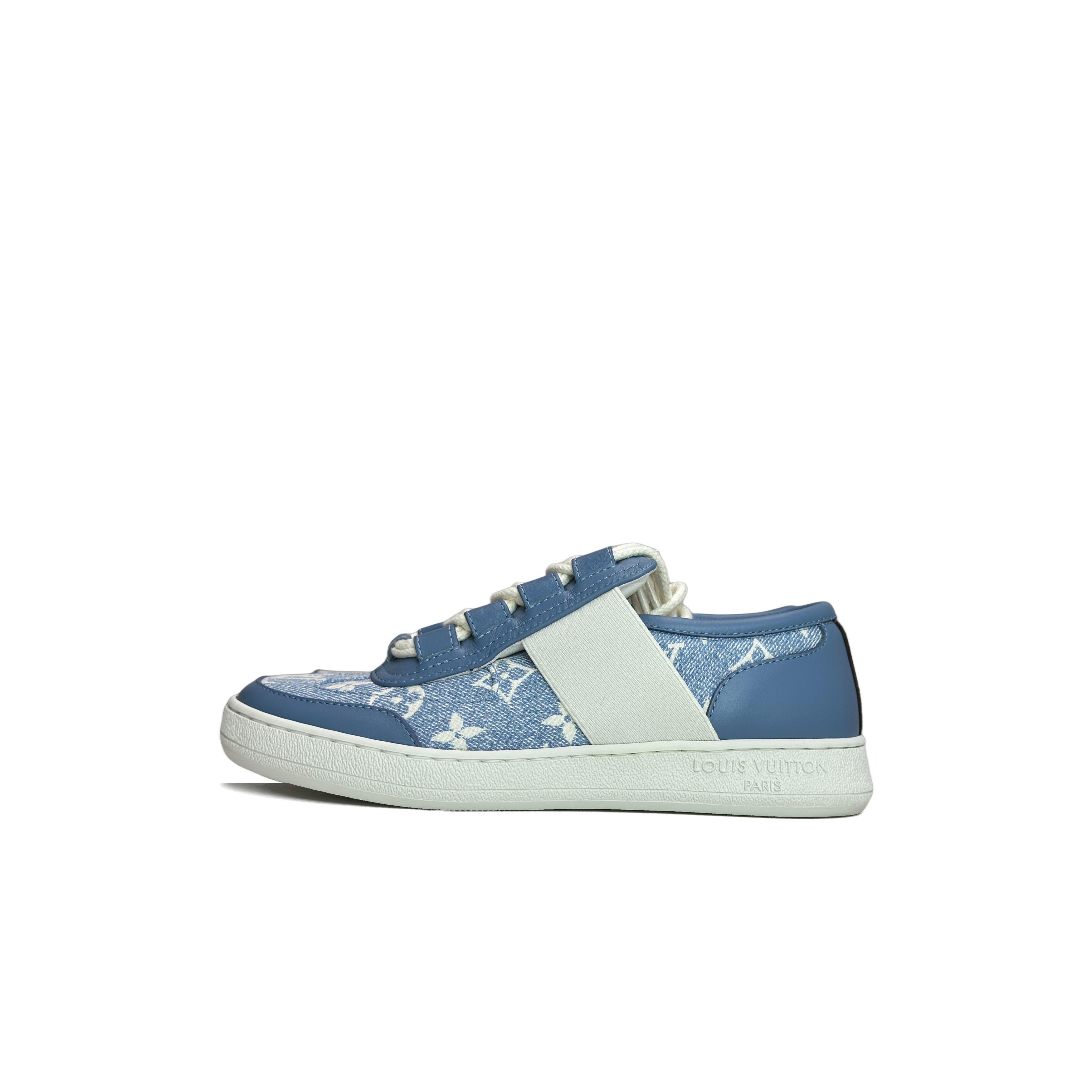 Louis Vuitton Louis Vuitton Monogram Denim Lous Low-Top Sneakers 35 Size US 5 / IT 35 - 1 Thumbnail