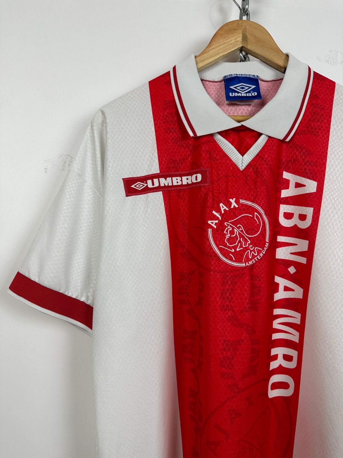 Umbro × Vintage 1998/99 Umbro Ajax Amsterdam Vintage Soccer Jersey Size US XL / EU 56 / 4 - 5 Thumbnail