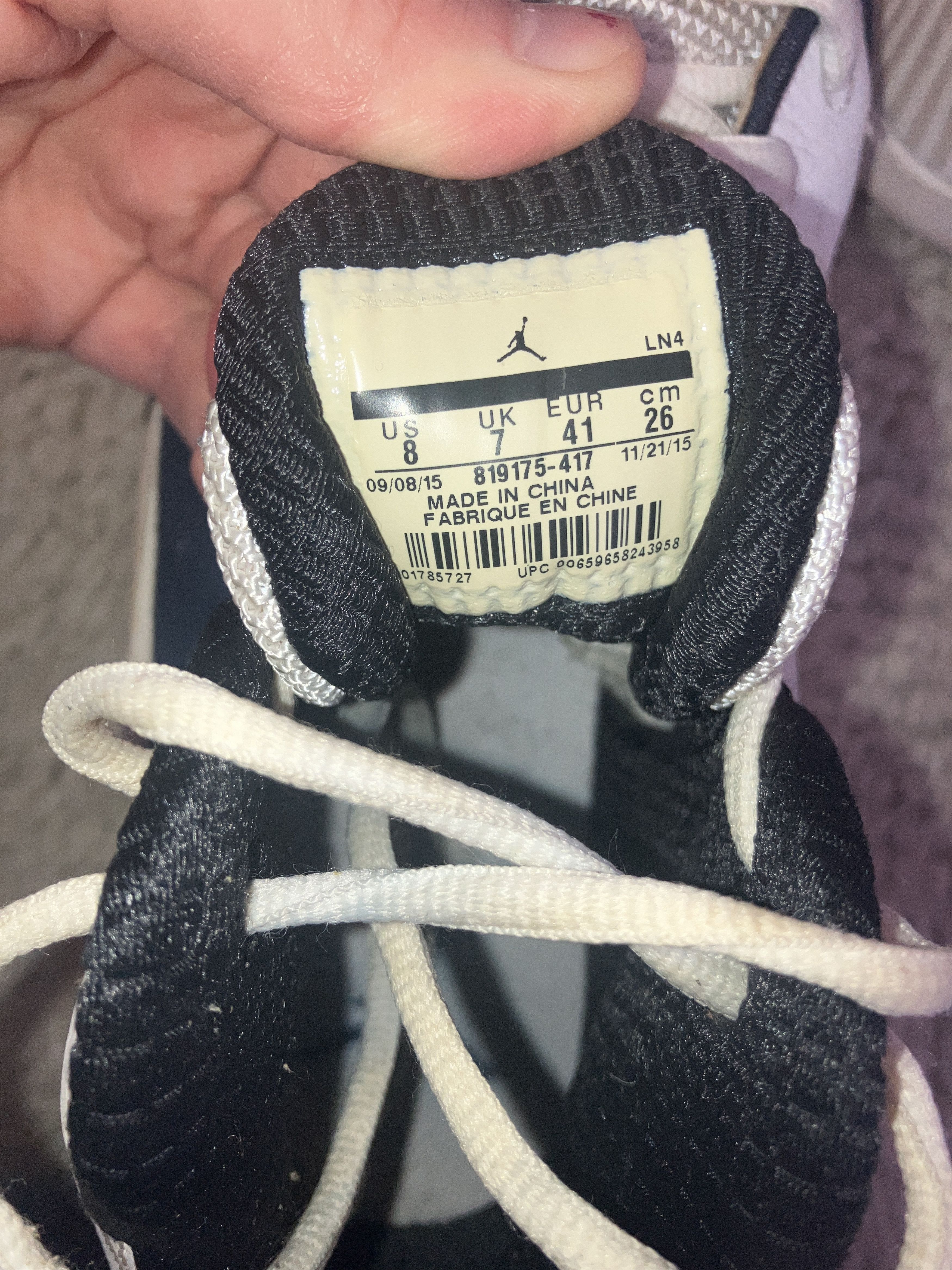 Jordan Jumpman Team II Ray Allen PE Hi Top Sneakers