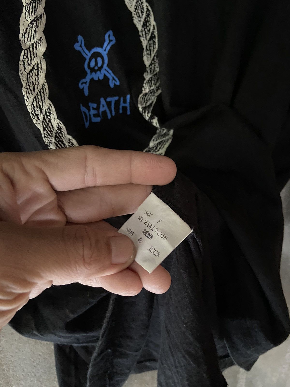Beauty Beast × Hysteric Glamour × Japanese Brand MR.SHIN JI DEATH SKULL LONG SLEEVE Size US M / EU 48-50 / 2 - 7 Thumbnail
