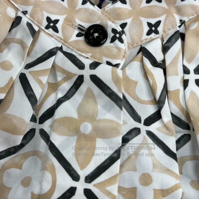 Louis Vuitton Louis Vuitton Beige full logo shirt Size XS / US 0-2 / IT 36-38 - 8 Thumbnail