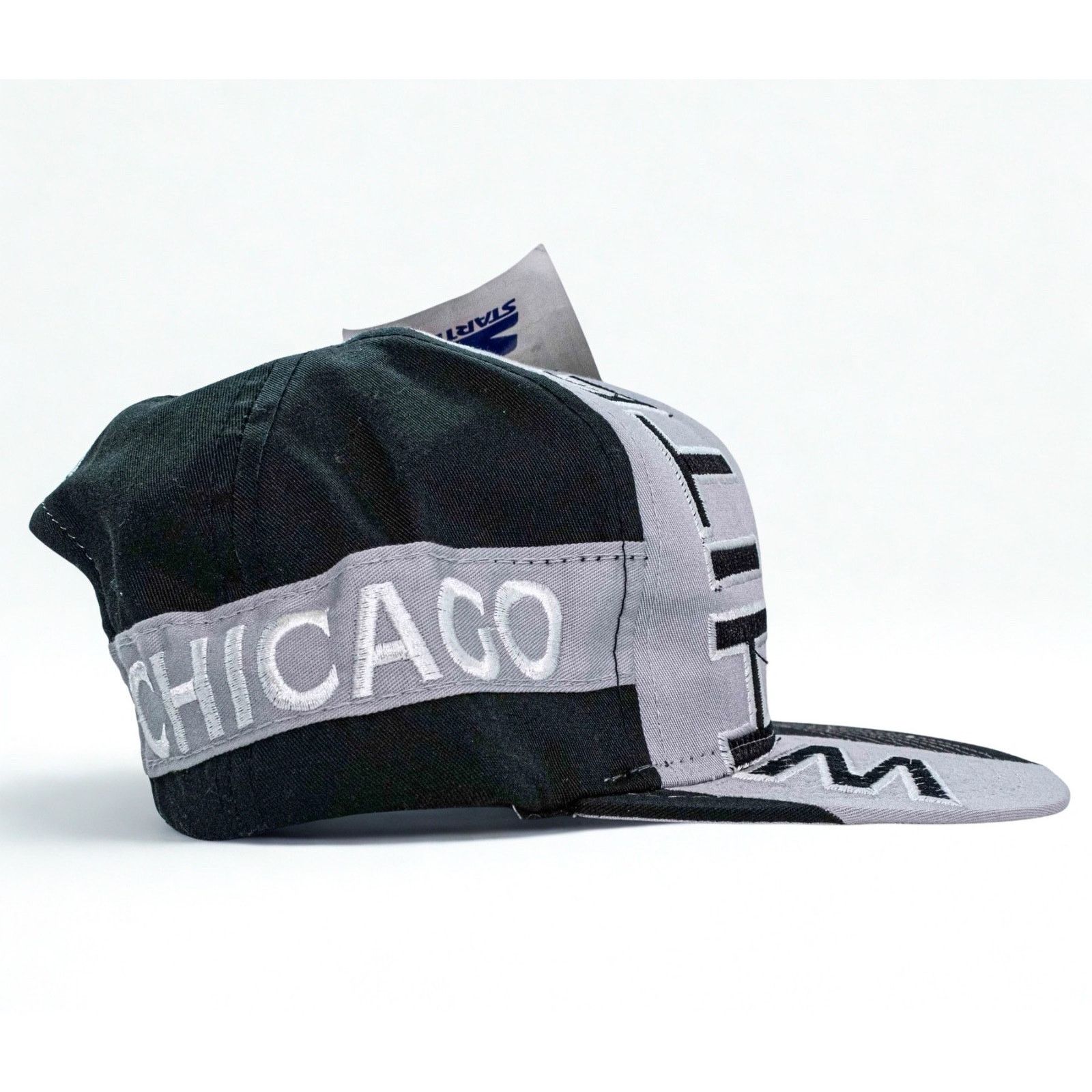 Starter Chicago White Sox Starter Swirl Snapback Hat VTG 90s MLB NWT Size ONE SIZE - 8 Thumbnail