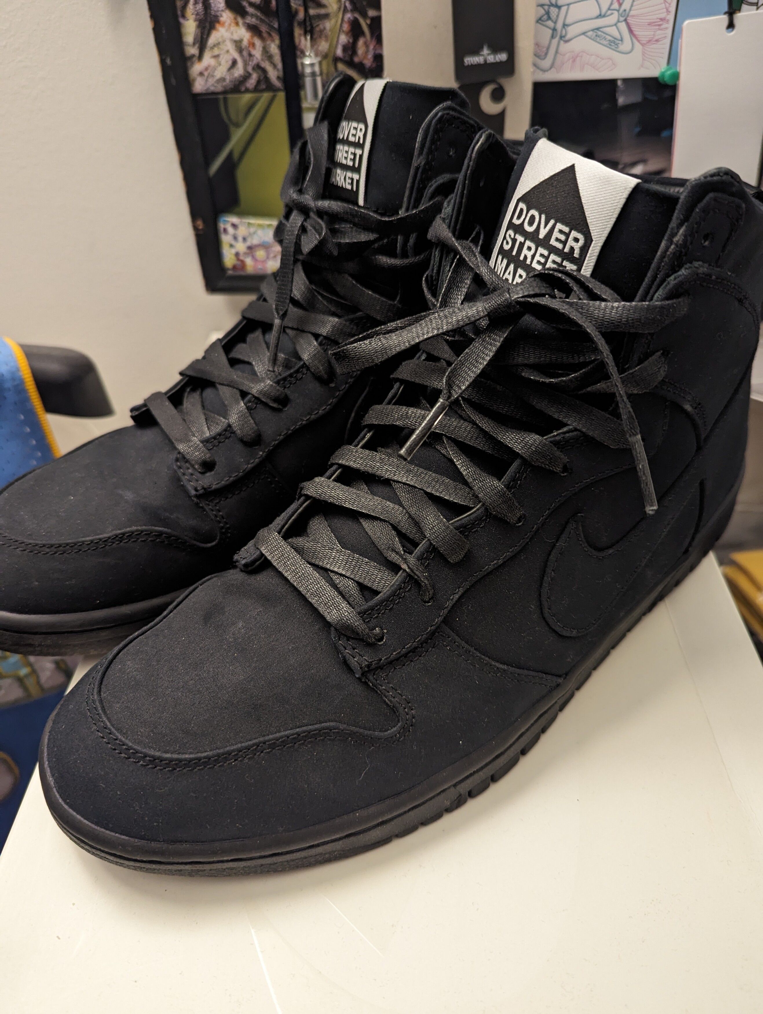 Nike Nike Dunk Lux SP High Dover Street Market Black Size US 10.5 / EU 43-44 - 1 Preview