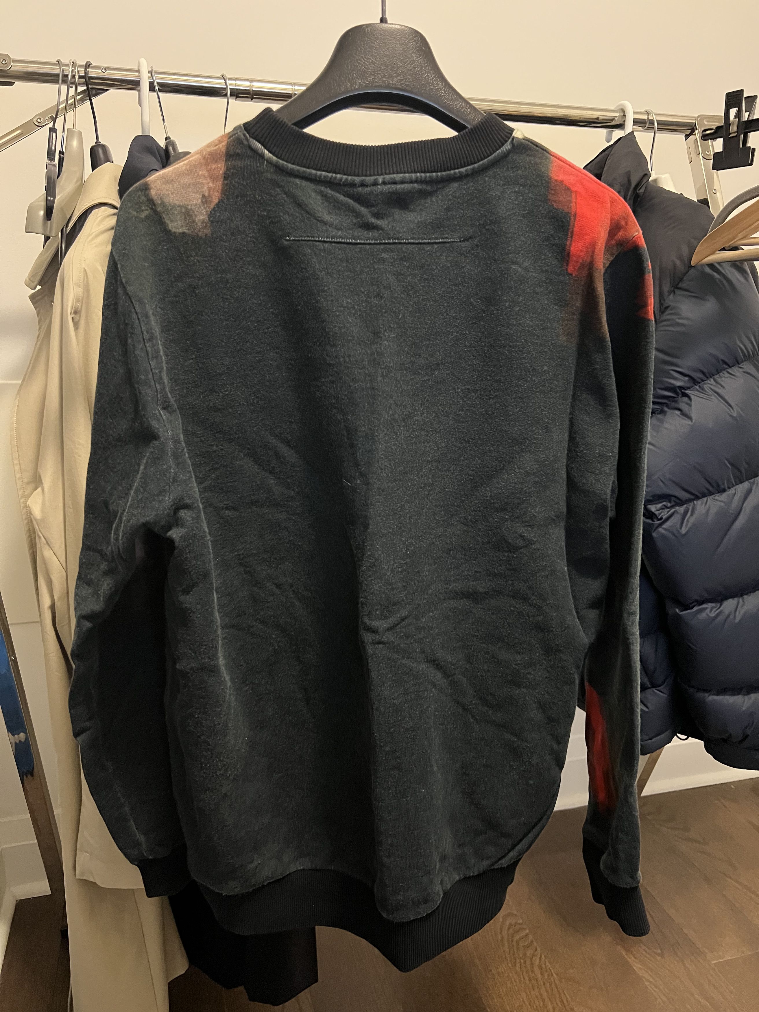 Givenchy × Riccardo Tisci Givenchy Abstract Doberman-print Washed Out Sweatshirt Size US S / EU 44-46 / 1 - 3 Thumbnail