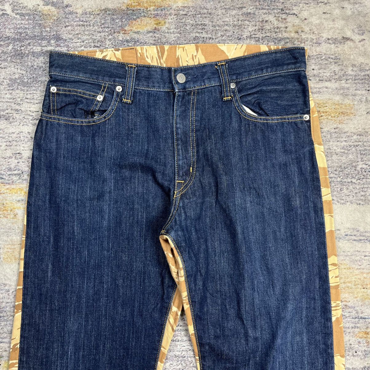 KOJIMA GENES Kojima genes tiger stripe hybrid denim pants Size US 34 / EU 50 - 4 Thumbnail