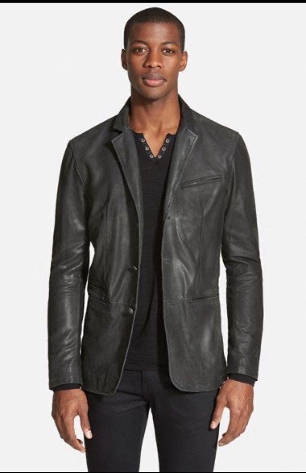 John Varvatos Goat suede jacket small Size US S / EU 44-46 / 1 - 1 Thumbnail