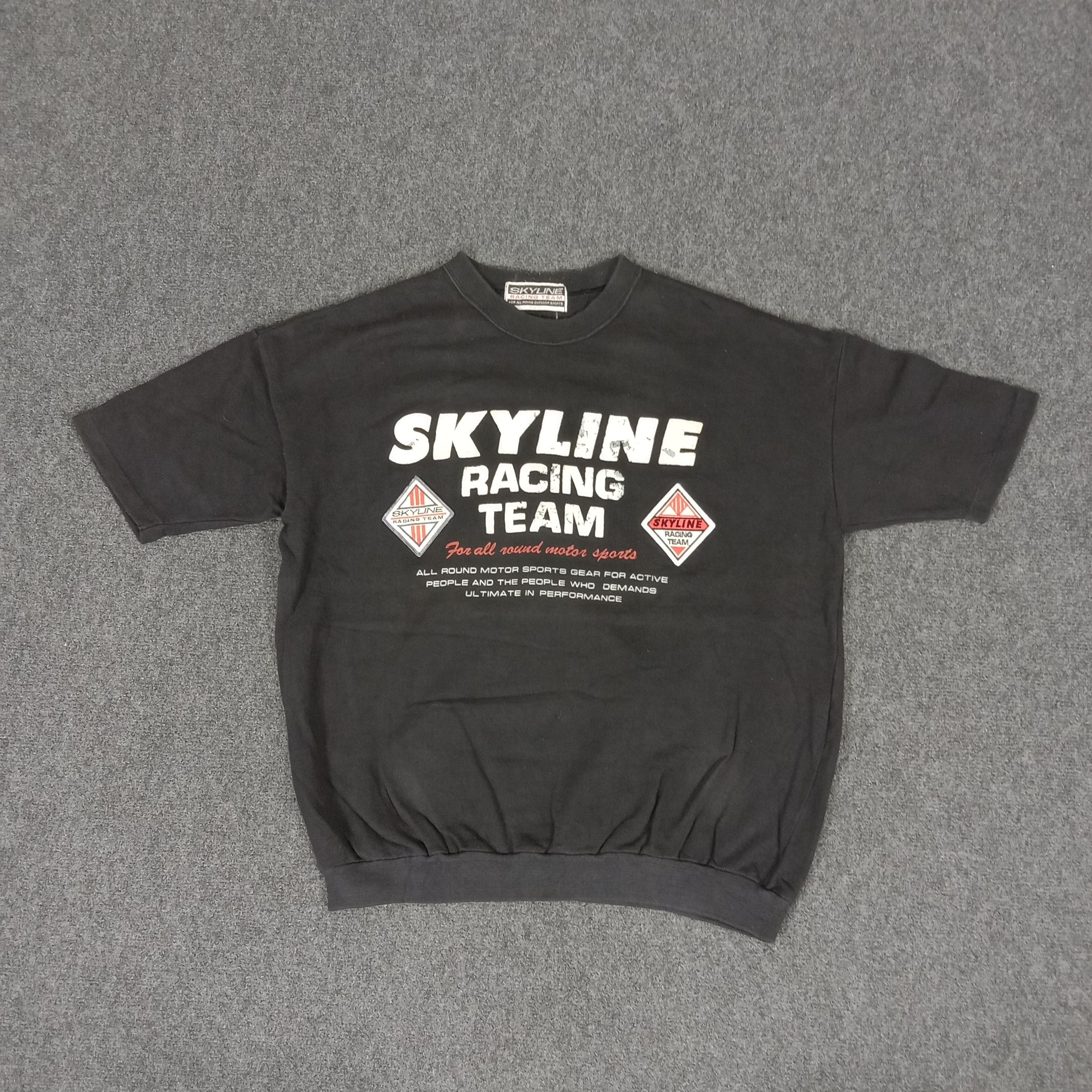 Japanese Brand × Vintage Skyline Racing Team Japanese Motorsports Tshirt Size US XL / EU 56 / 4 - 1 Thumbnail
