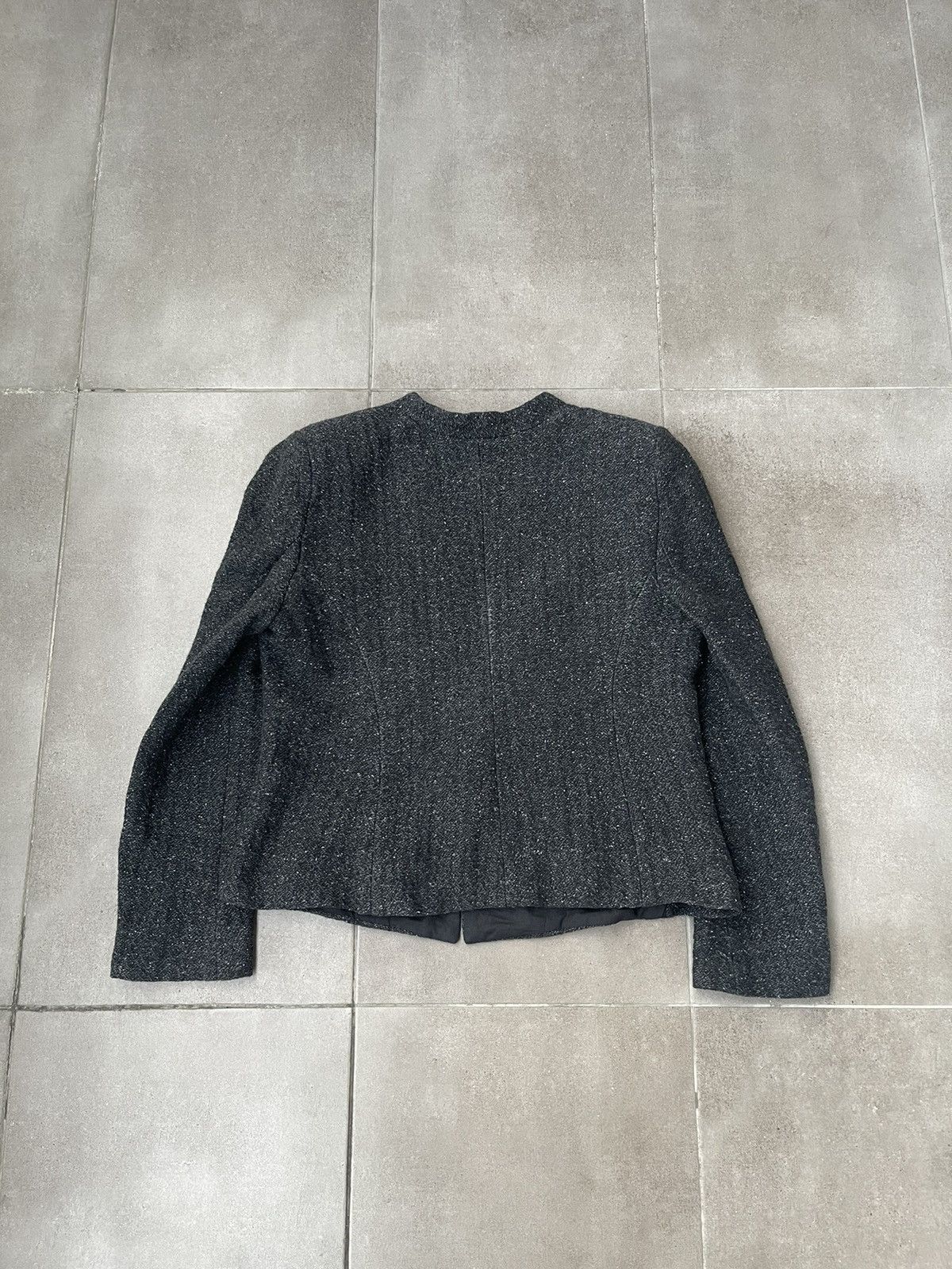 Isabel Marant Isabel Marant Etoile Dark Grey Silk Wool Blazer Jacket Size XS / US 0-2 / IT 36-38 - 6 Thumbnail