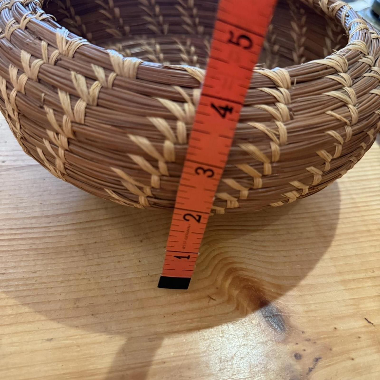 Other Vintage Circle Handmade Woven Basket Size ONE SIZE - 6 Thumbnail