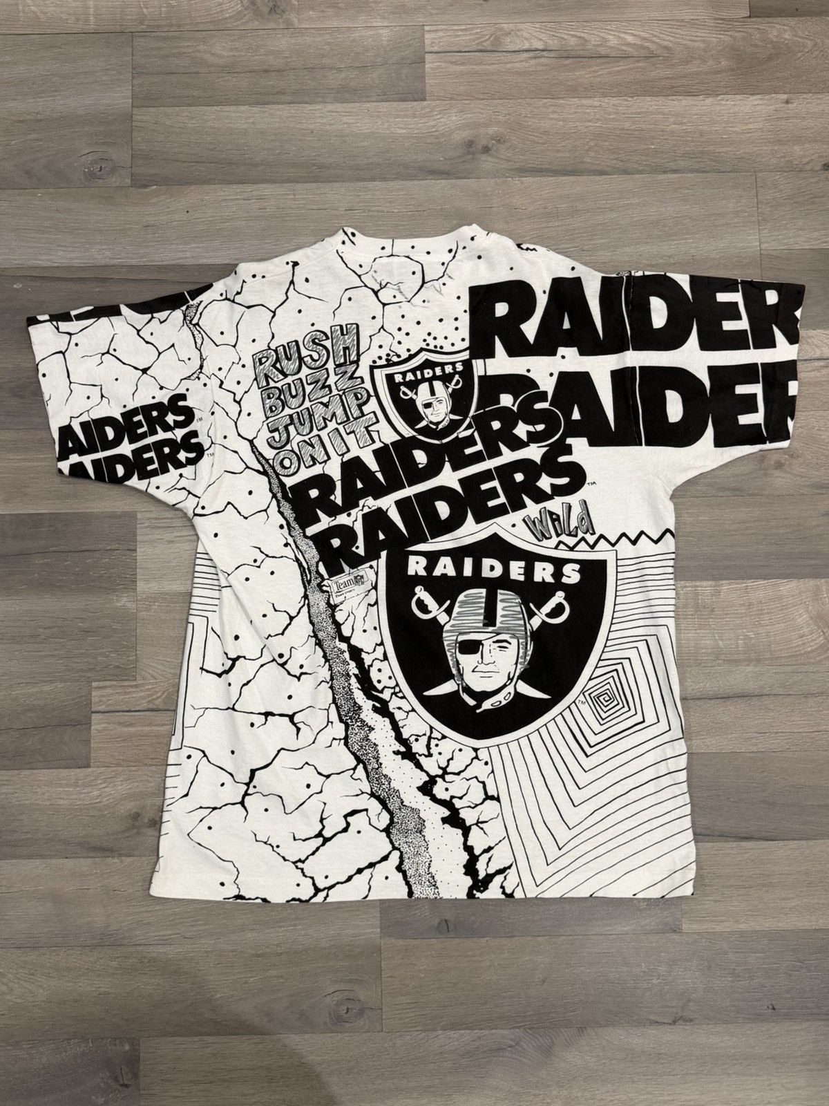 Other Vintage 1990 Magic Johnson Oakland LA Raiders All Over Print Size US XL / EU 56 / 4 - 2 Thumbnail