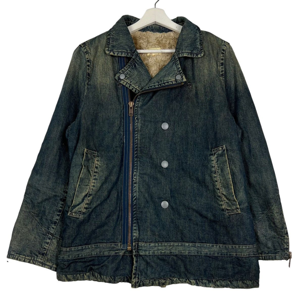 Johnbull 🔥 JOHN BULL DYED BROKEN DENIM JACKET Size US M / EU 48-50 / 2 - 1 Thumbnail