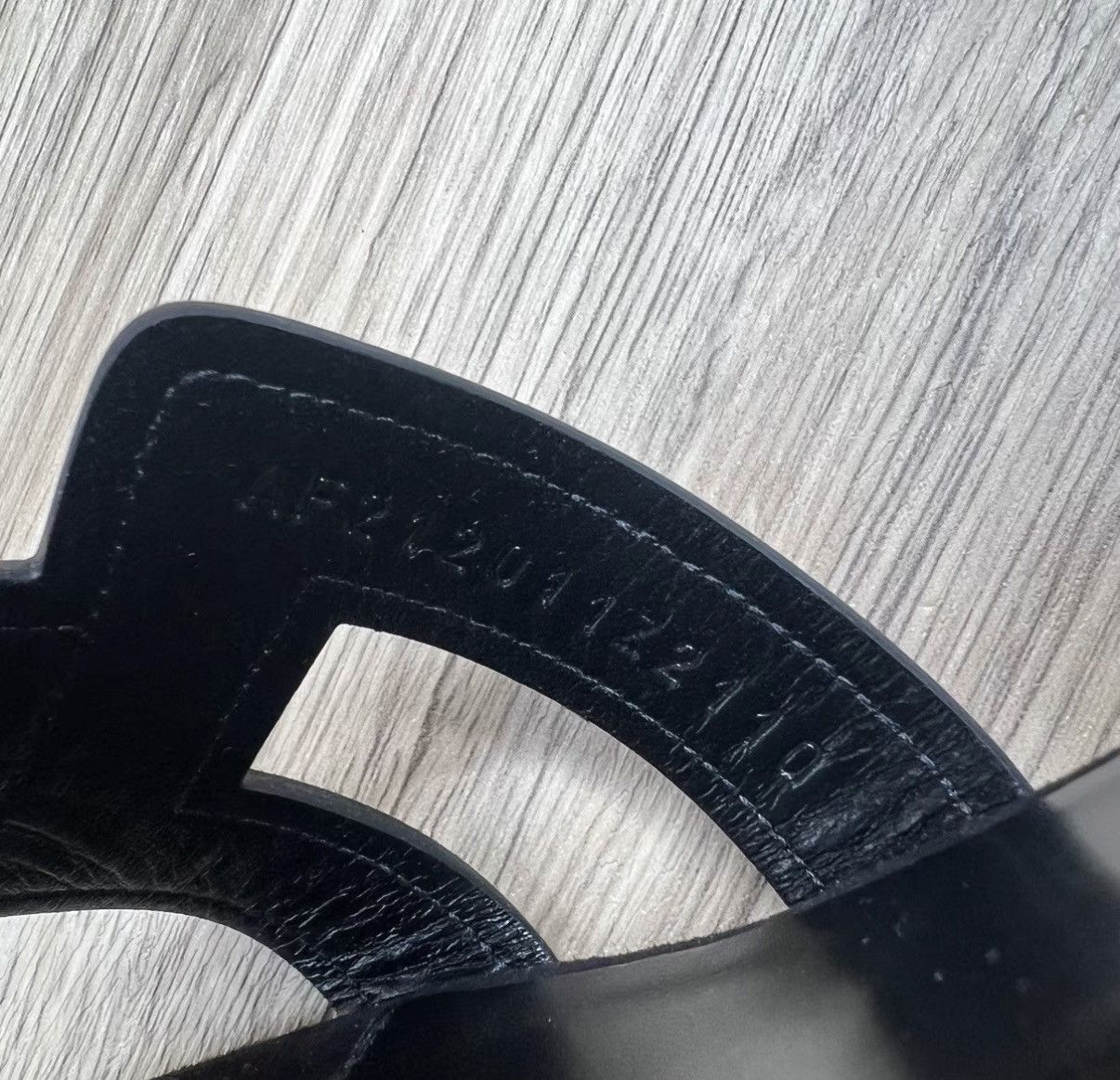 Hermes Hermès Oasis Black & Silver Crystal H Slippers J41 Size US 7 / IT 37 - 7 Thumbnail