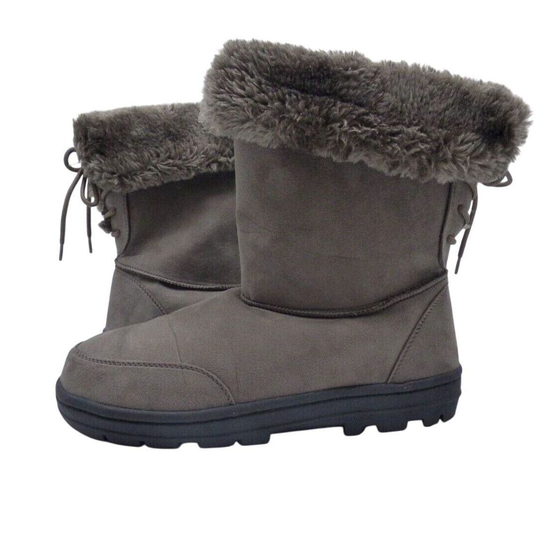 Other Seven Dials Oriole 9" Shaft Cold Weather Faux Sued Boots, As Size US 9 / IT 39 - 1 Thumbnail