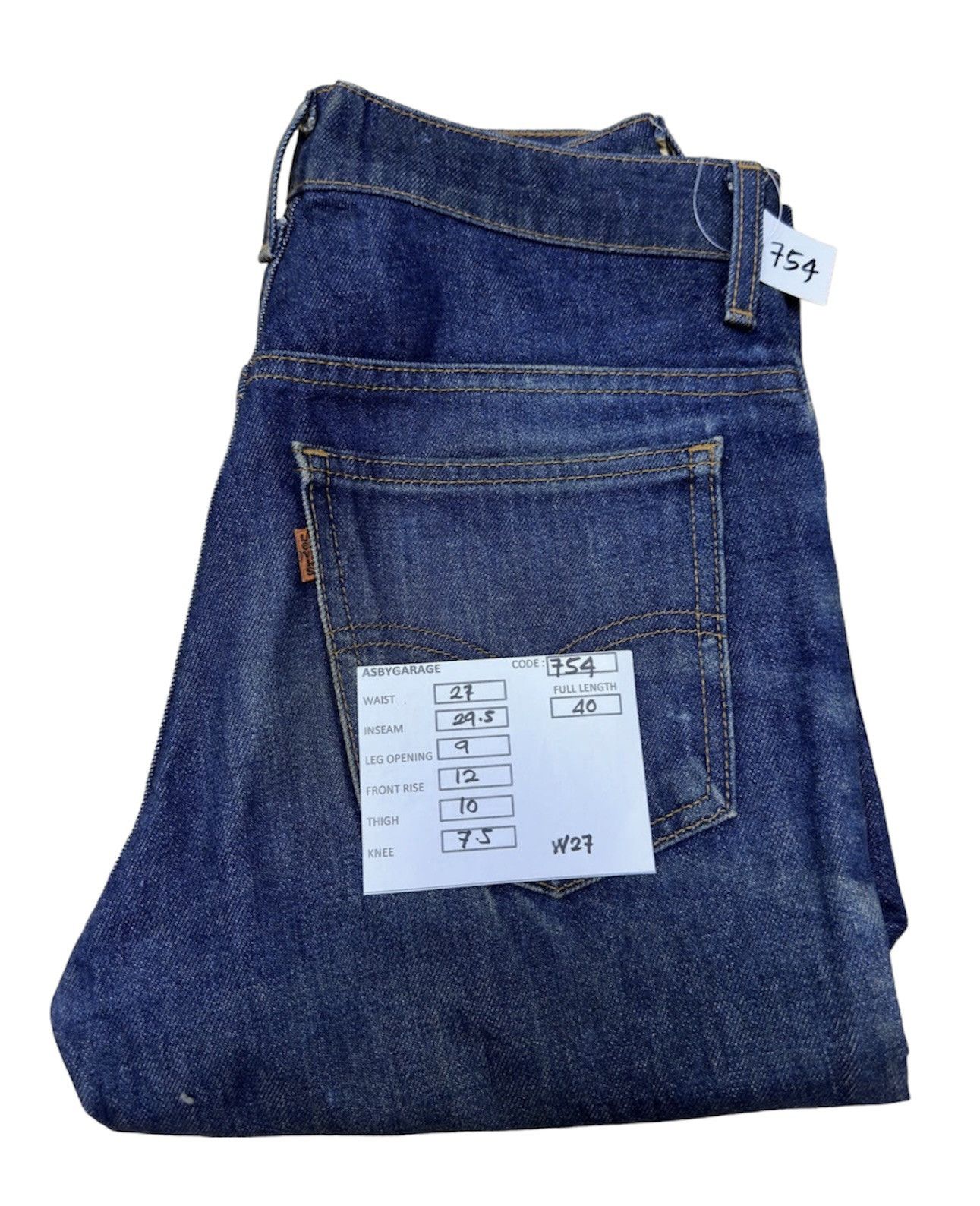If Six Was Nine × Levi's × Levi's Vintage Clothing Vintage Levis 646 90s Flare Bootcut Orange J754 Size US 27 - 12 Thumbnail