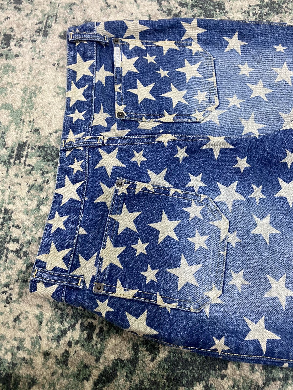 Hysteric Glamour Magic Square Star Printed Hysteric Style Flare Denim Size US 28 / EU 44 - 19 Thumbnail
