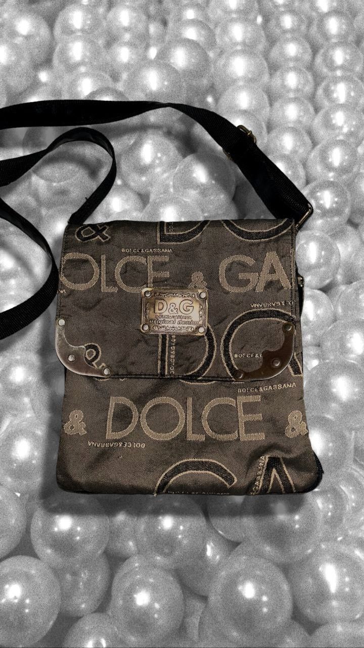 Designer × Dolce & Gabbana × Vintage RARE Dolce & Gabbana Style Crossbody Monogram Messenger Size ONE SIZE - 4 Thumbnail