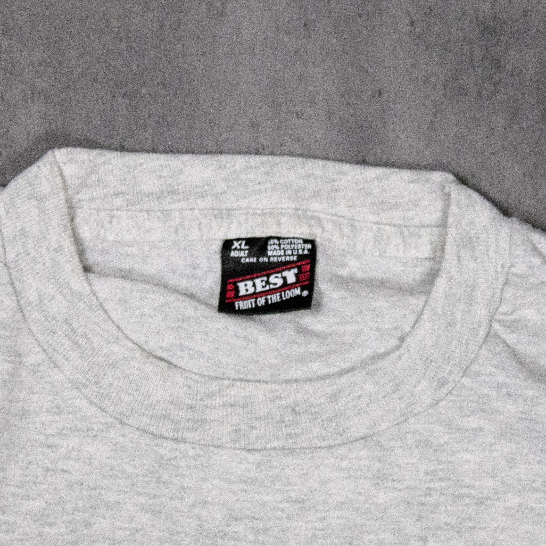 Fruit Of The Loom × Hysteric Glamour × Vintage Vintage 1990’s Fifty is an F Word Meme Humor Gray T-Shirt Size US XL / EU 56 / 4 - 5 Thumbnail