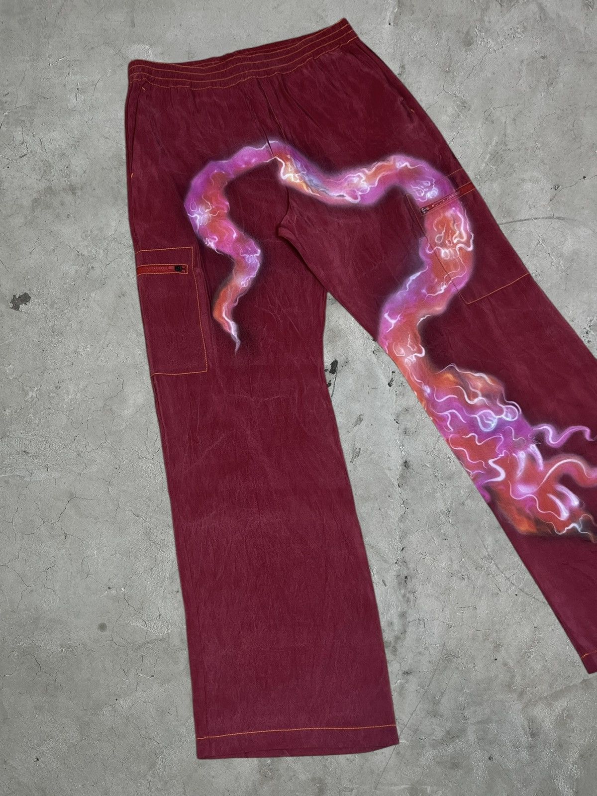 Other Casella Meyer 100% Silk Cargo Pants Size US 32 / EU 48 - 3 Thumbnail