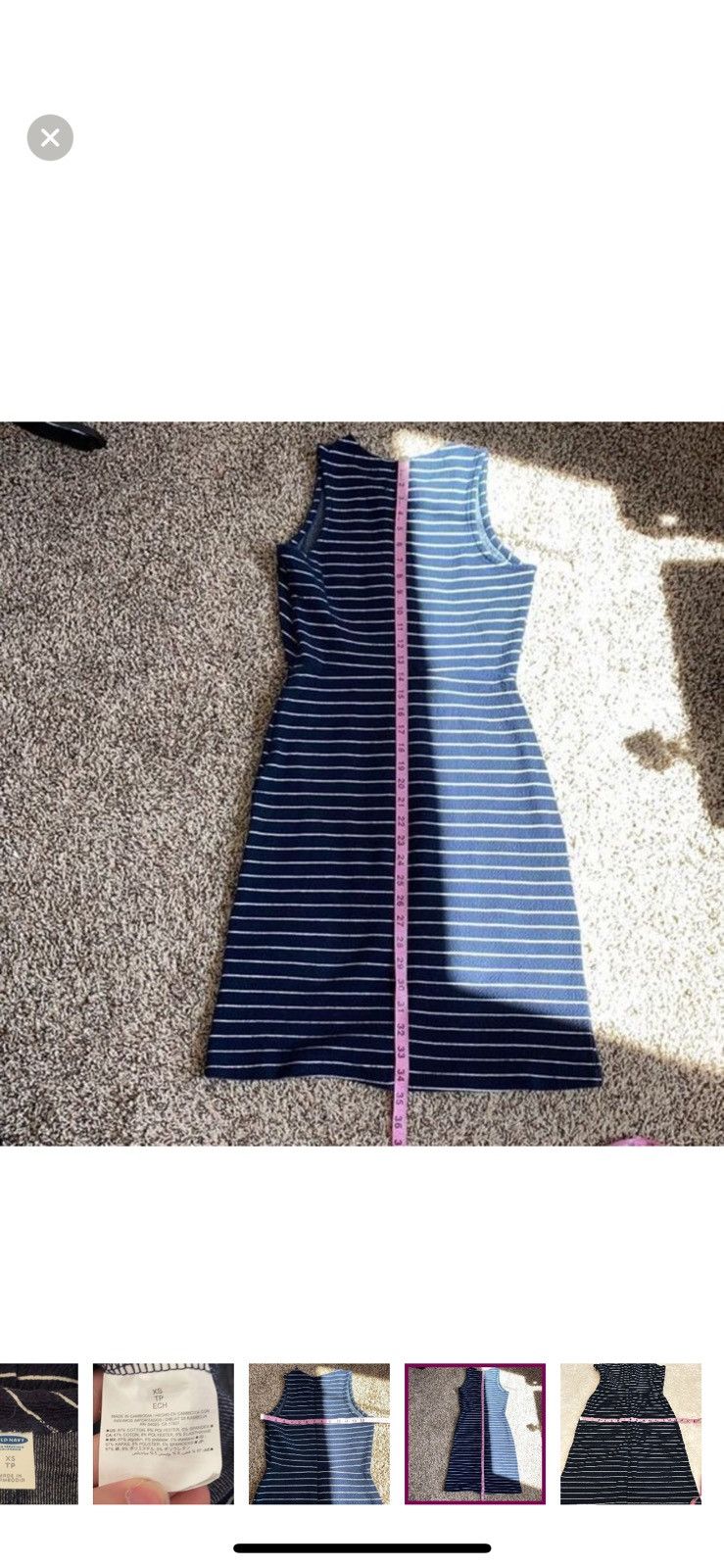 Old Navy Old navy XS striped knit dress Size XS / US 0-2 / IT 36-38 - 7 Thumbnail