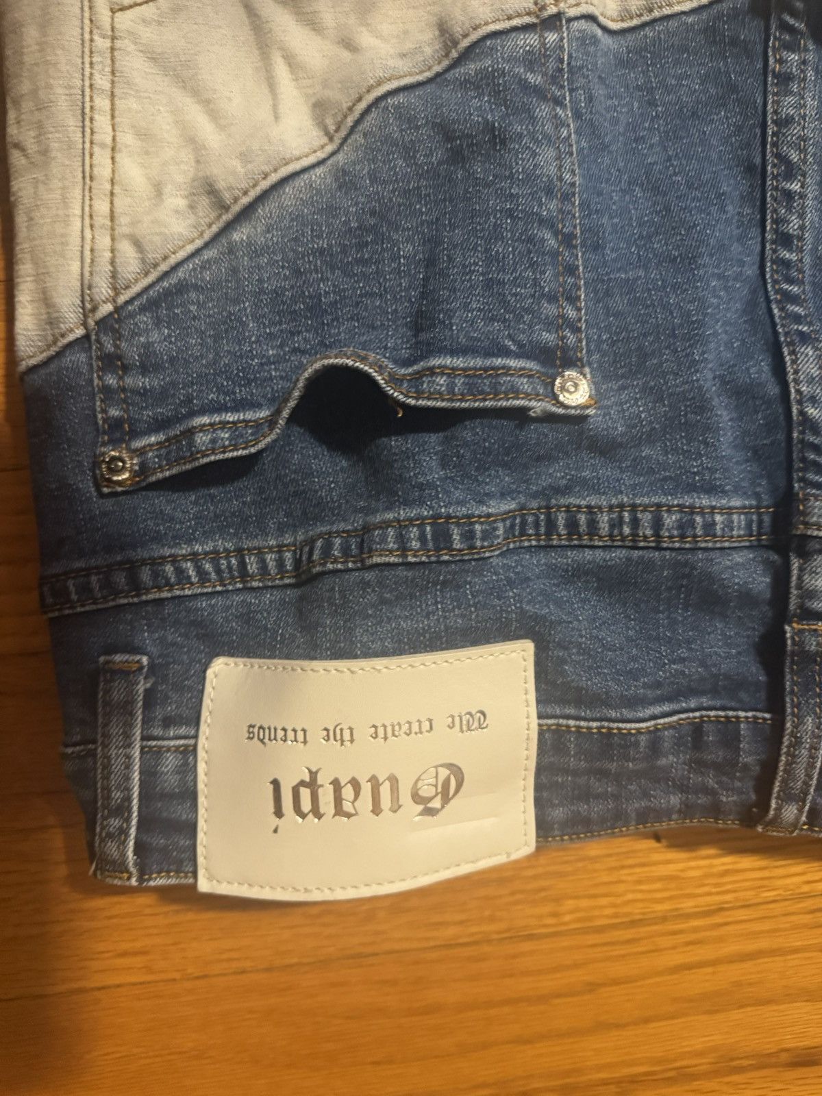 GUAPI Guapi mixed denim jeans Size US 36 / EU 52 - 3 Thumbnail