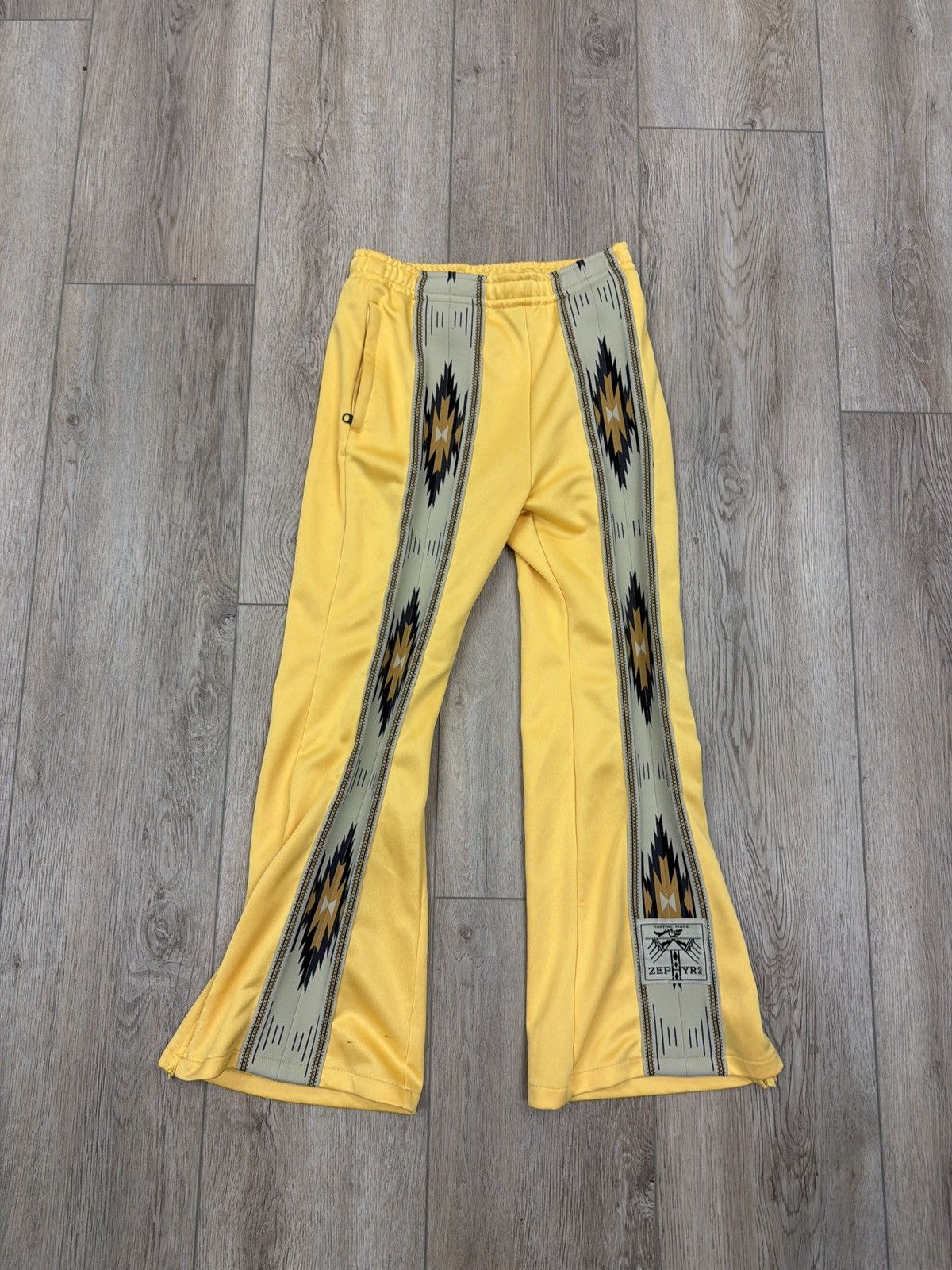 Kapital Kapital zephyr track pants yellow 1 Size US 30 / EU 46 - 1 Thumbnail