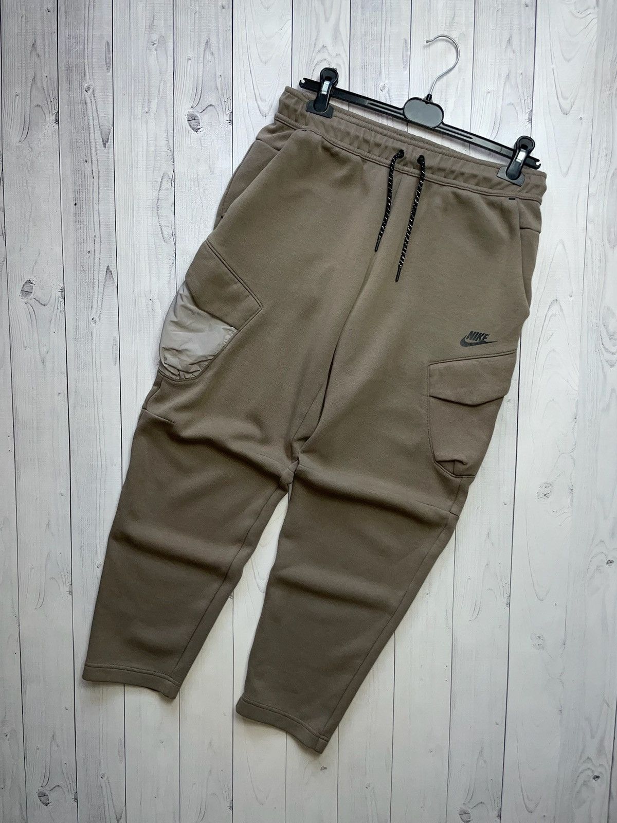 Vintage Nike tech fleece brown pants rare size L pocket Size US 34 / EU 50 - 1 Thumbnail