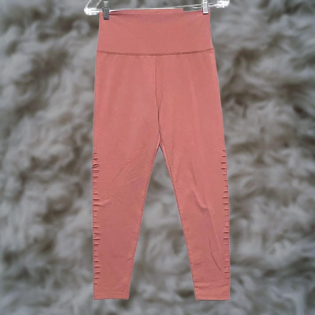 Vintage Aerie Leggings 7/8 High Rise Laser Cut M Athleisure Athletic Yoga Gym NWT Women Size 32" / US 10 / IT 46 - 1 Thumbnail