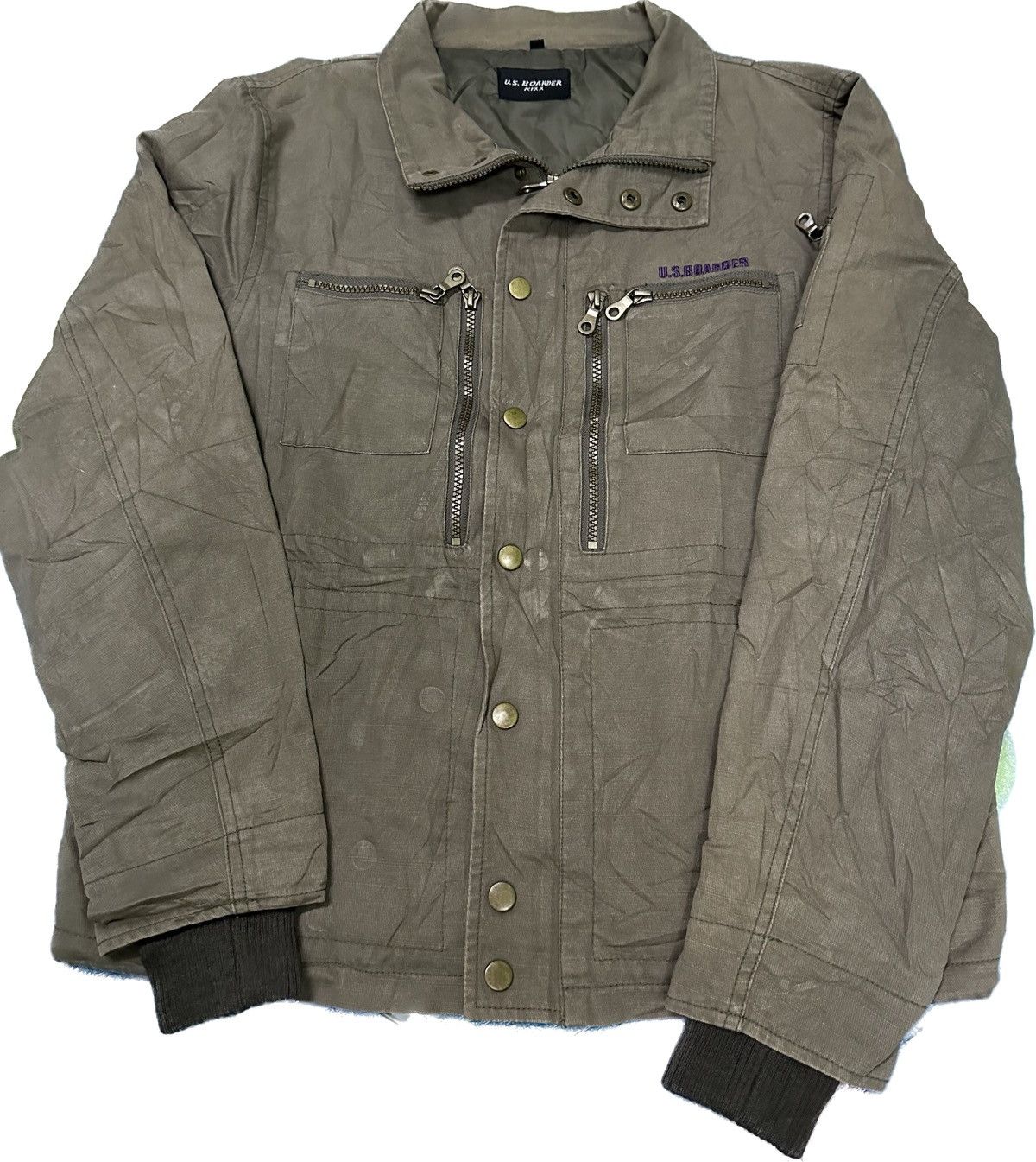 If Six Was Nine × Japanese Brand × Le Grande Bleu (L.G.B.) Vintage U.S. Boarder Jacket Size US M / EU 48-50 / 2 - 1 Thumbnail