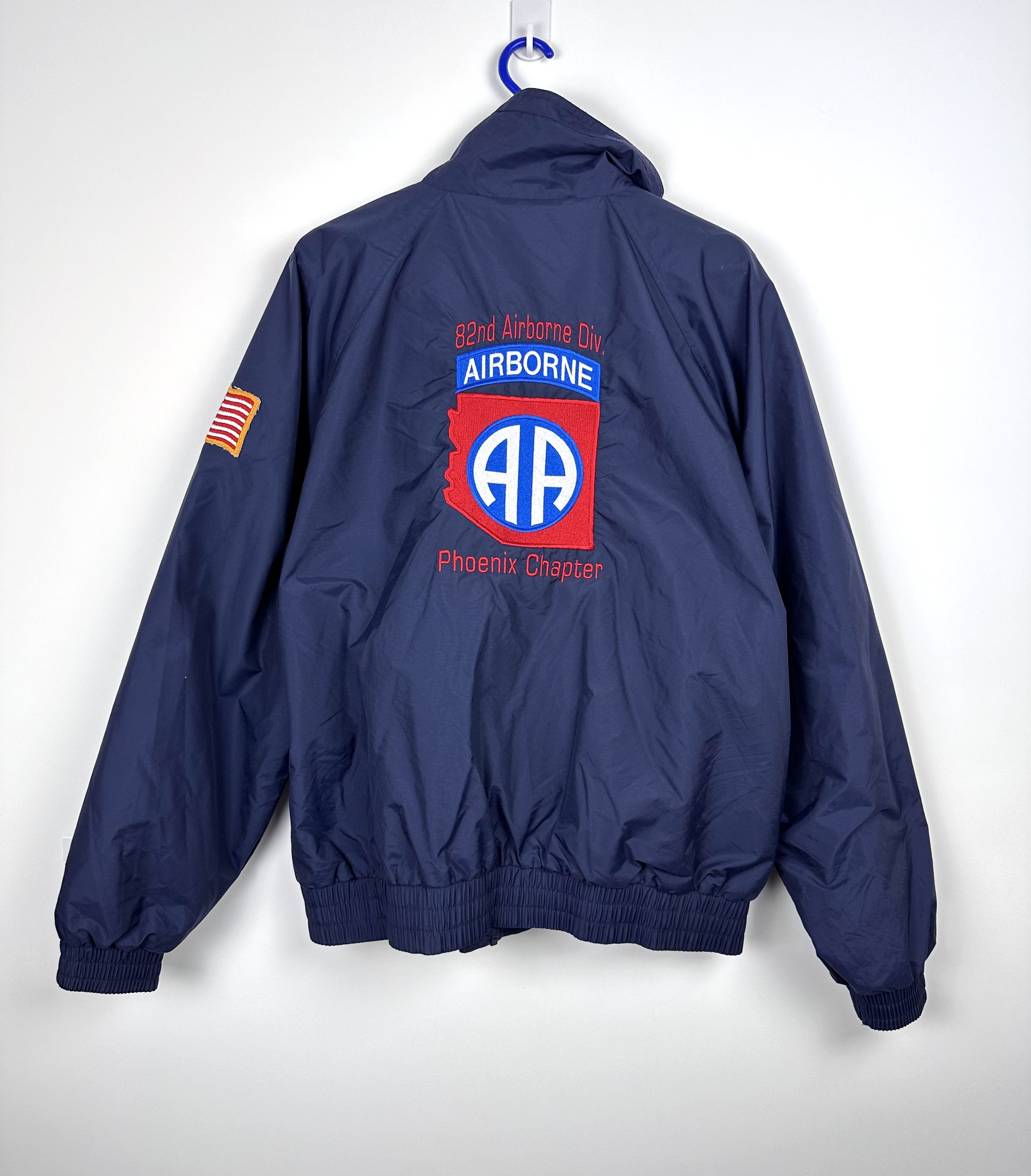 Vintage Air Force Eagle USA Bomber Jacket Size US XL / EU 56 / 4 - 2 Thumbnail