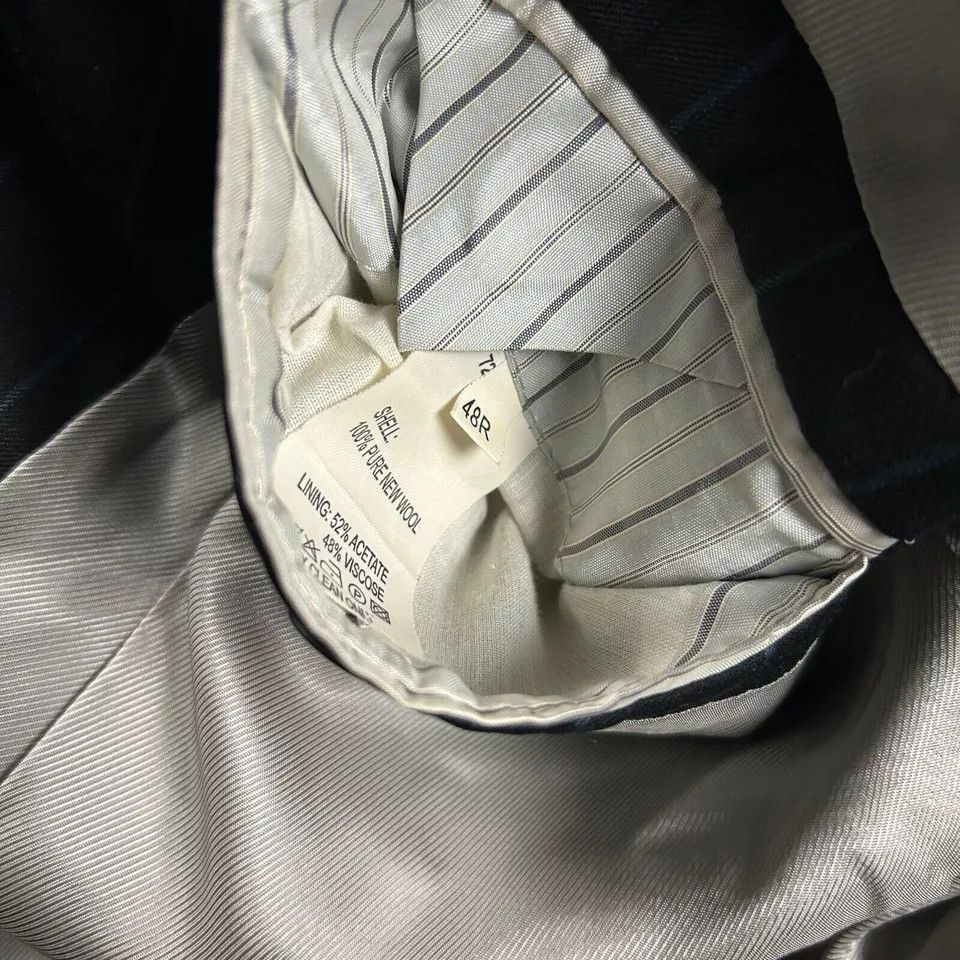 Alexander Julian Colours Alexander Julian Blazer Mens 48R Striped Coat Jacket Size 48R - 8 Thumbnail