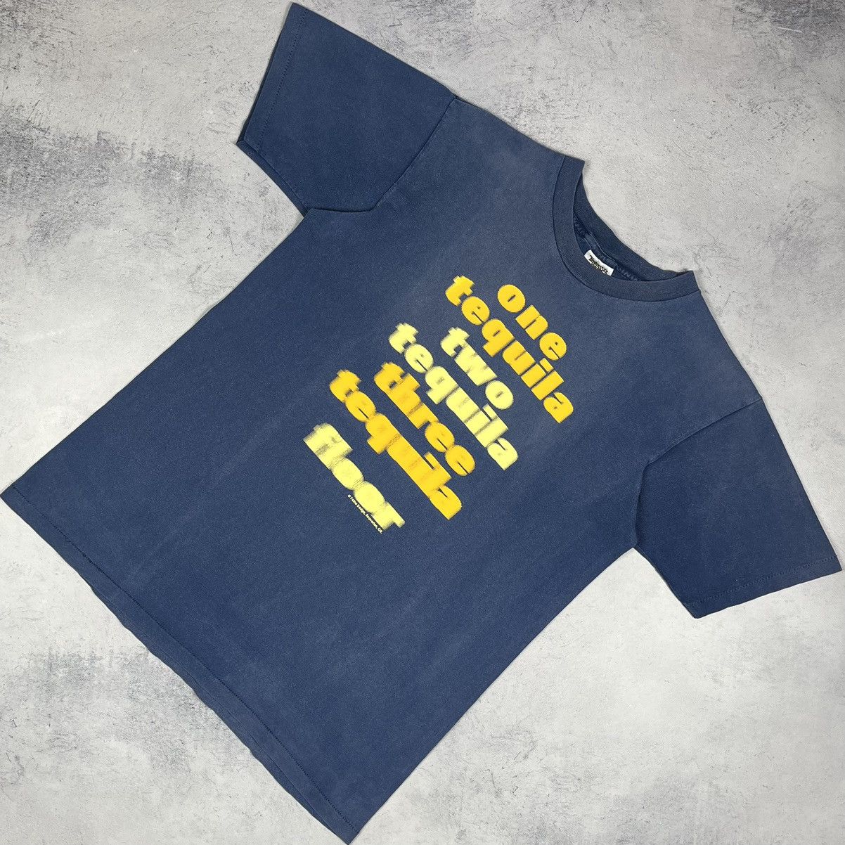 Vintage One Two Tree Tequila single stitch humor tee 90’s