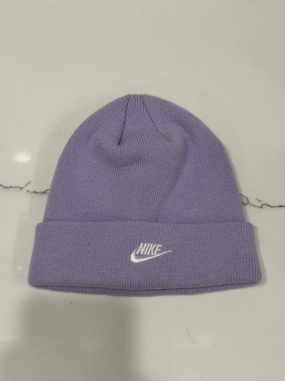Nike Purple Nike Kids Beanie Hat Fits Adult Size ONE SIZE - 3 Thumbnail