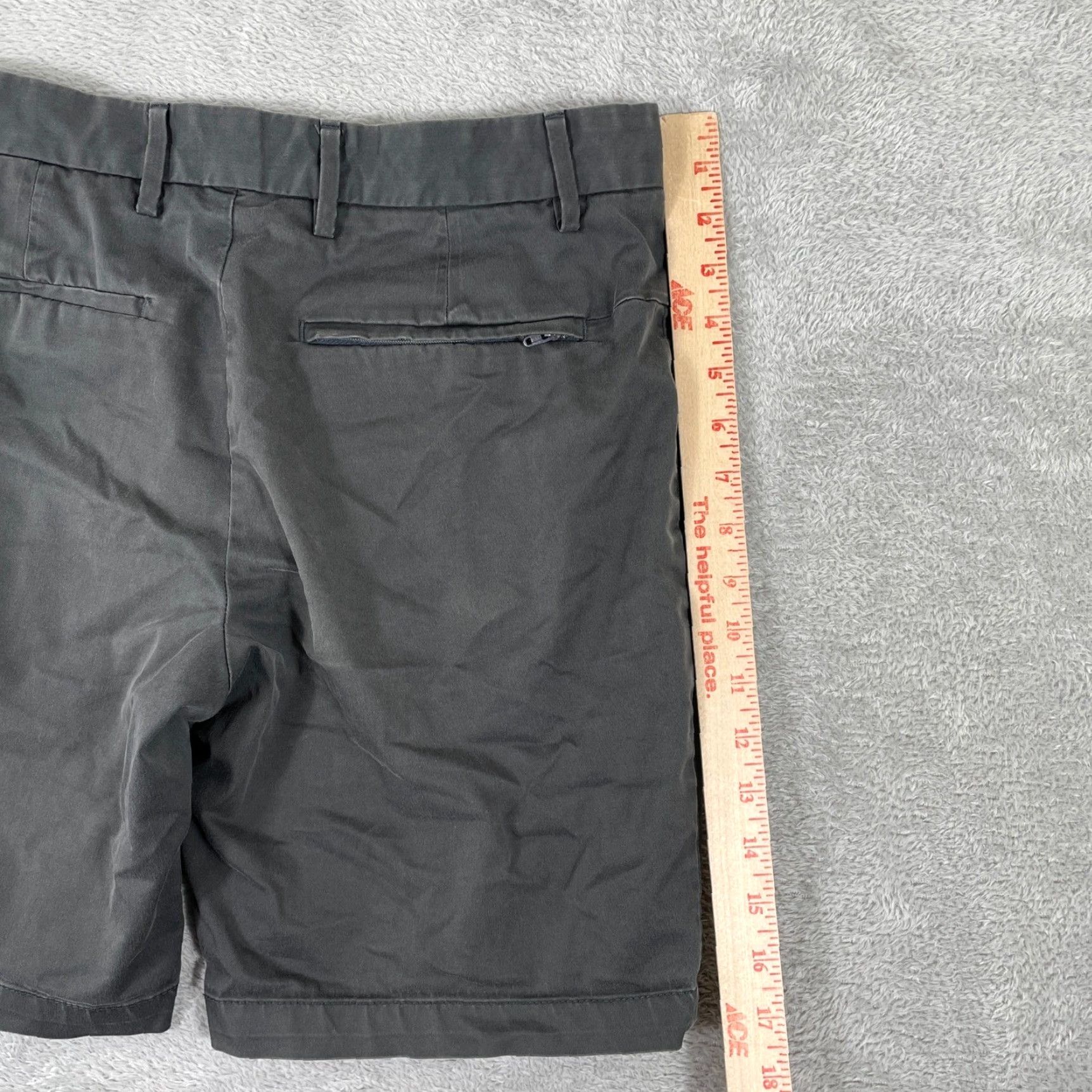 Banana Republic Banana Republic Aiden Short Mens 30 Gray Chino Cotton Stretch Slim Casual Preppy Size US 30 / EU 46 - 7 Thumbnail