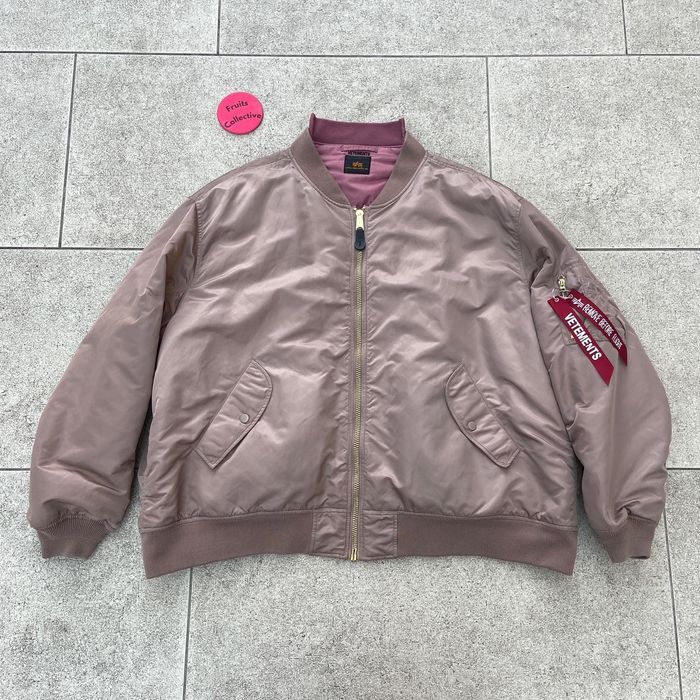 Alpha Industries Vetements X jacket | Alpha oversized bomber Grailed industries