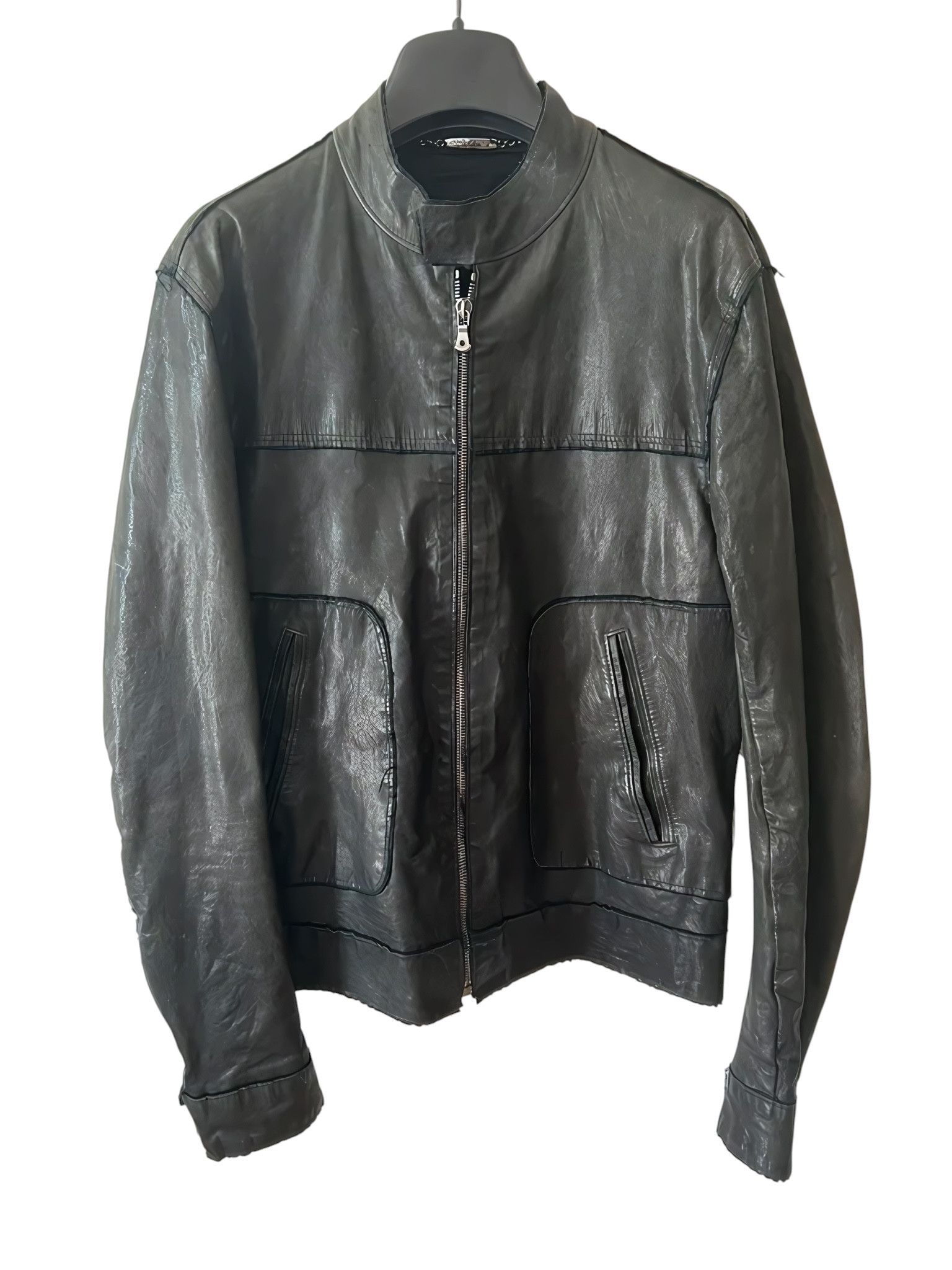 LAMBSKIN LEATHER JACKET