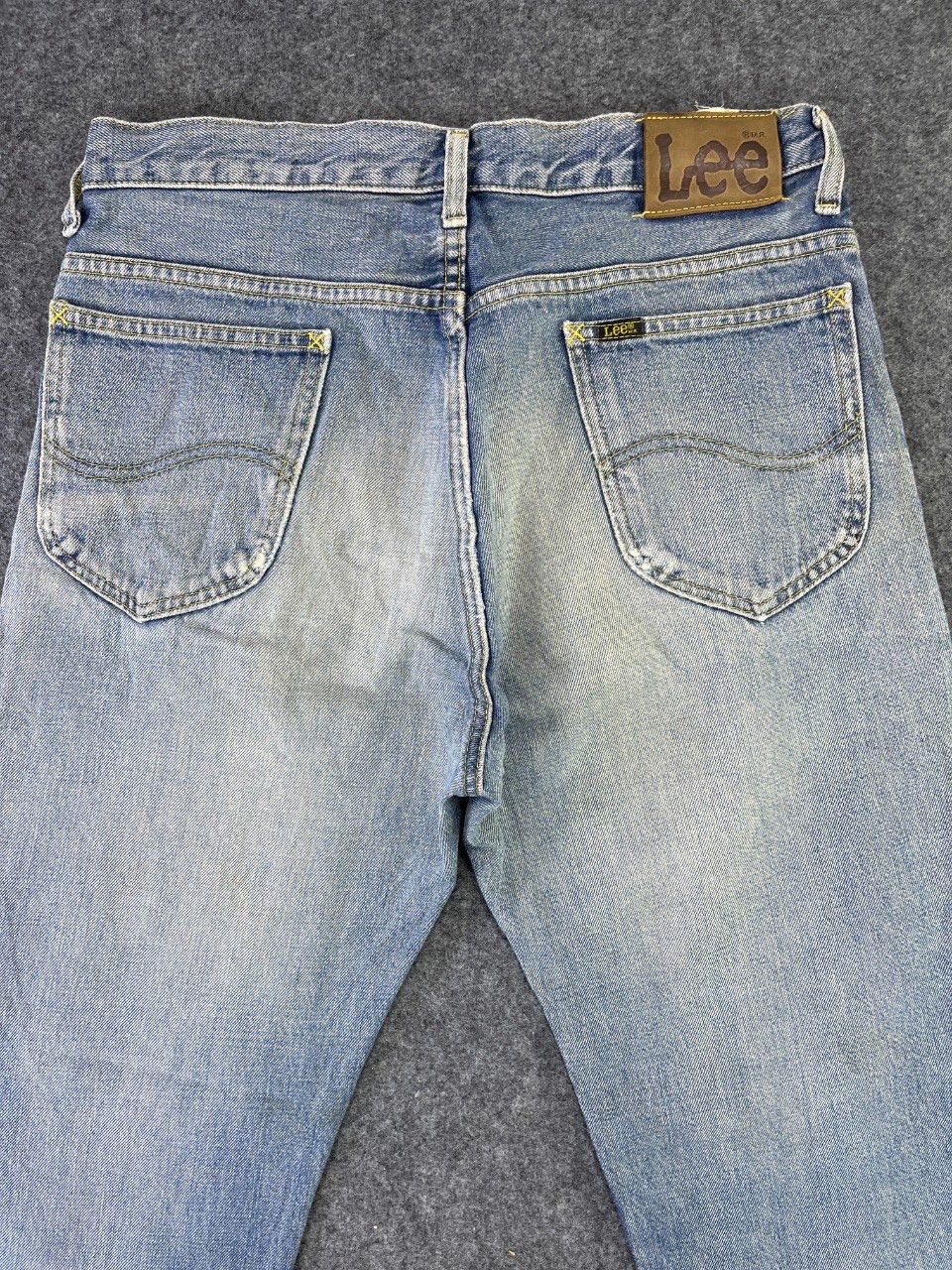 Lee Lee Rider Distressed Jeans J797 Size US 32 / EU 48 - 4 Thumbnail