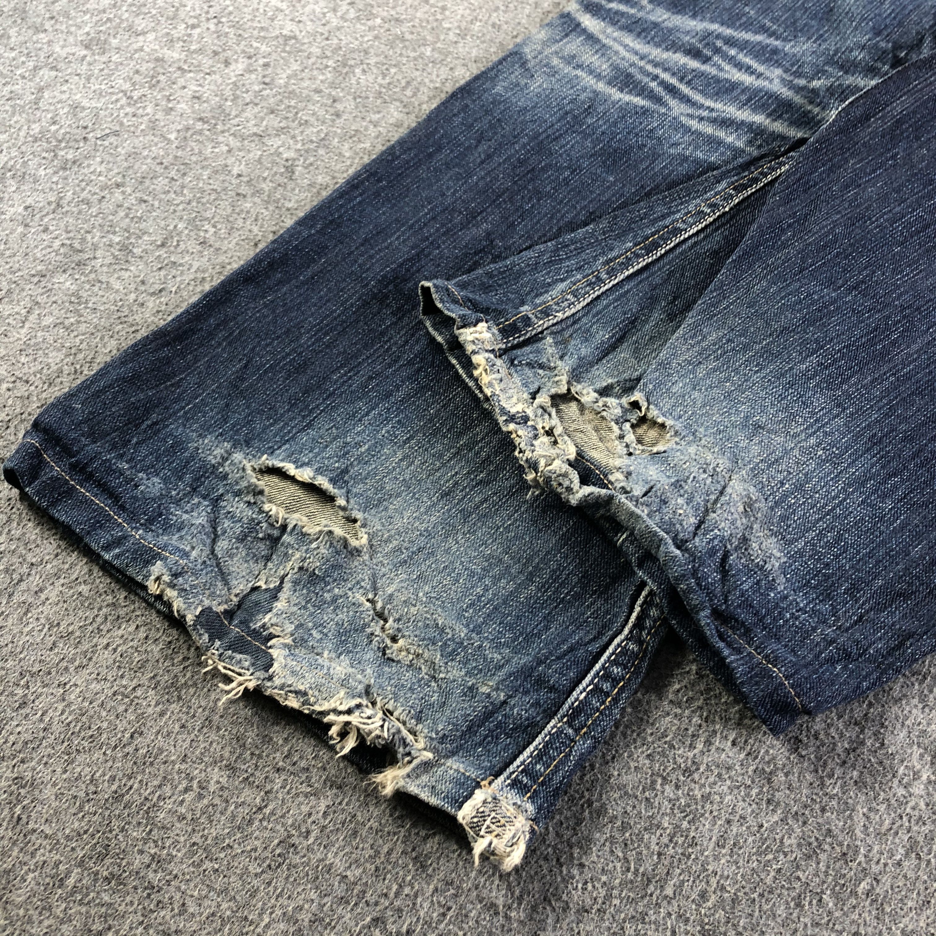 Lee Vintage Blue Wash Lee Jeans-J3565 Size US 36 / EU 52 - 6 Thumbnail